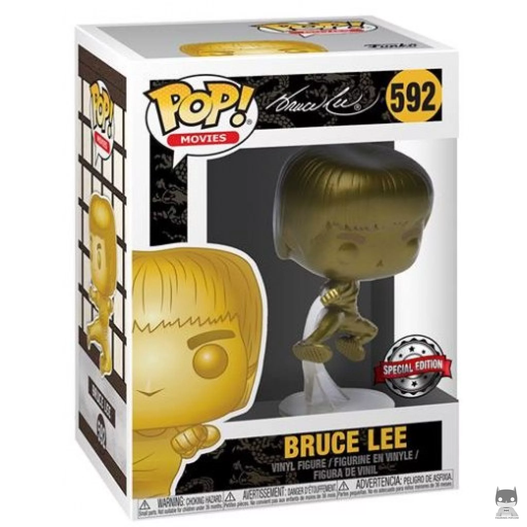 Figurine Funko POP Bruce Lee (Or) avec boîte