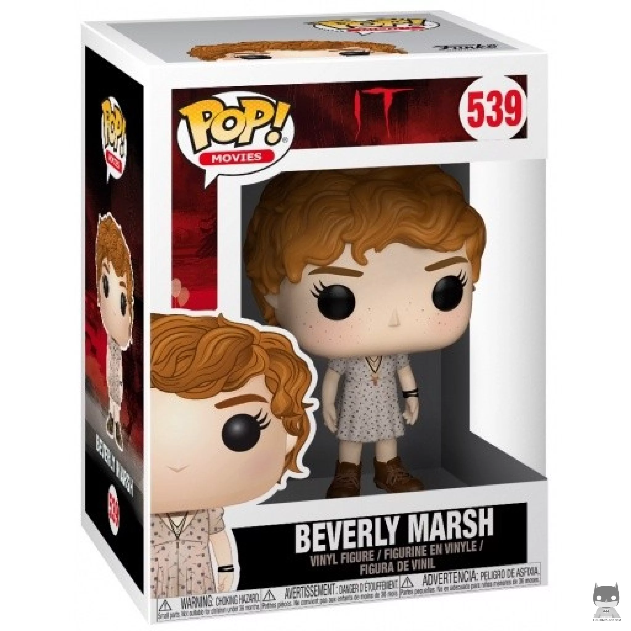 Figurine Funko POP Beverly Marsh avec collier clé avec boîte
