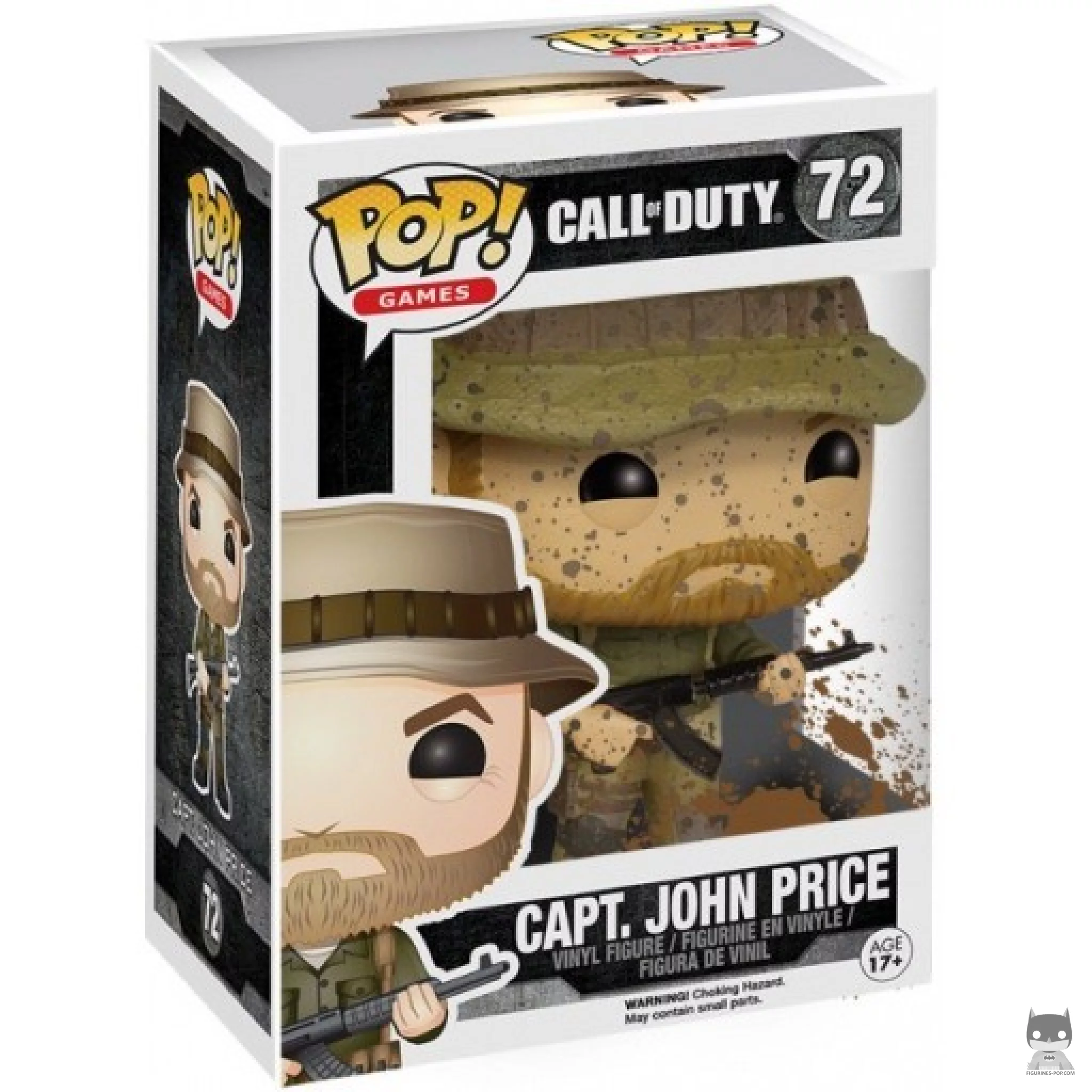 Figurine Funko POP Captain John Price (Mud Splatter) avec boîte