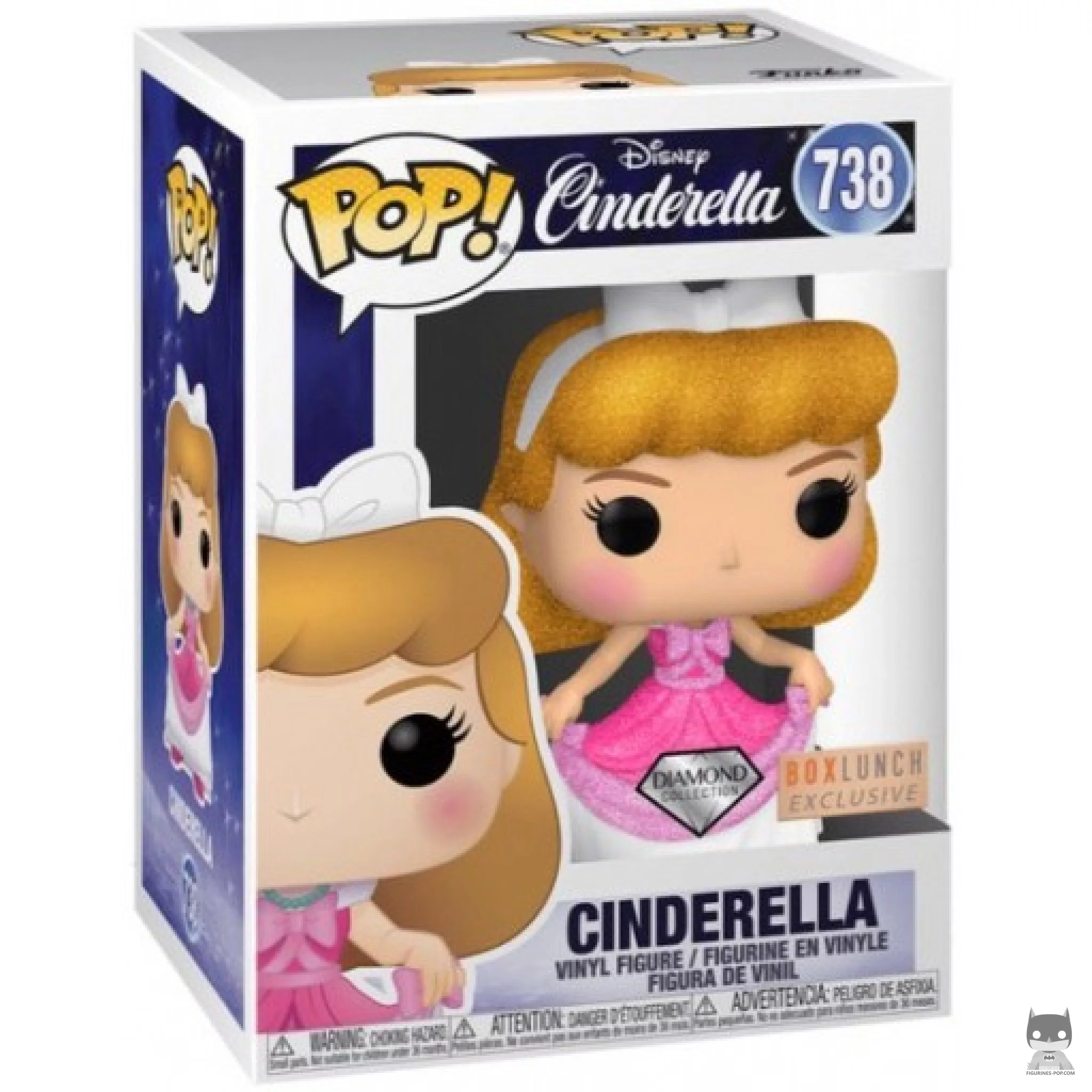 Figurine Funko POP Cendrillon (Diamond Glitter) avec boîte