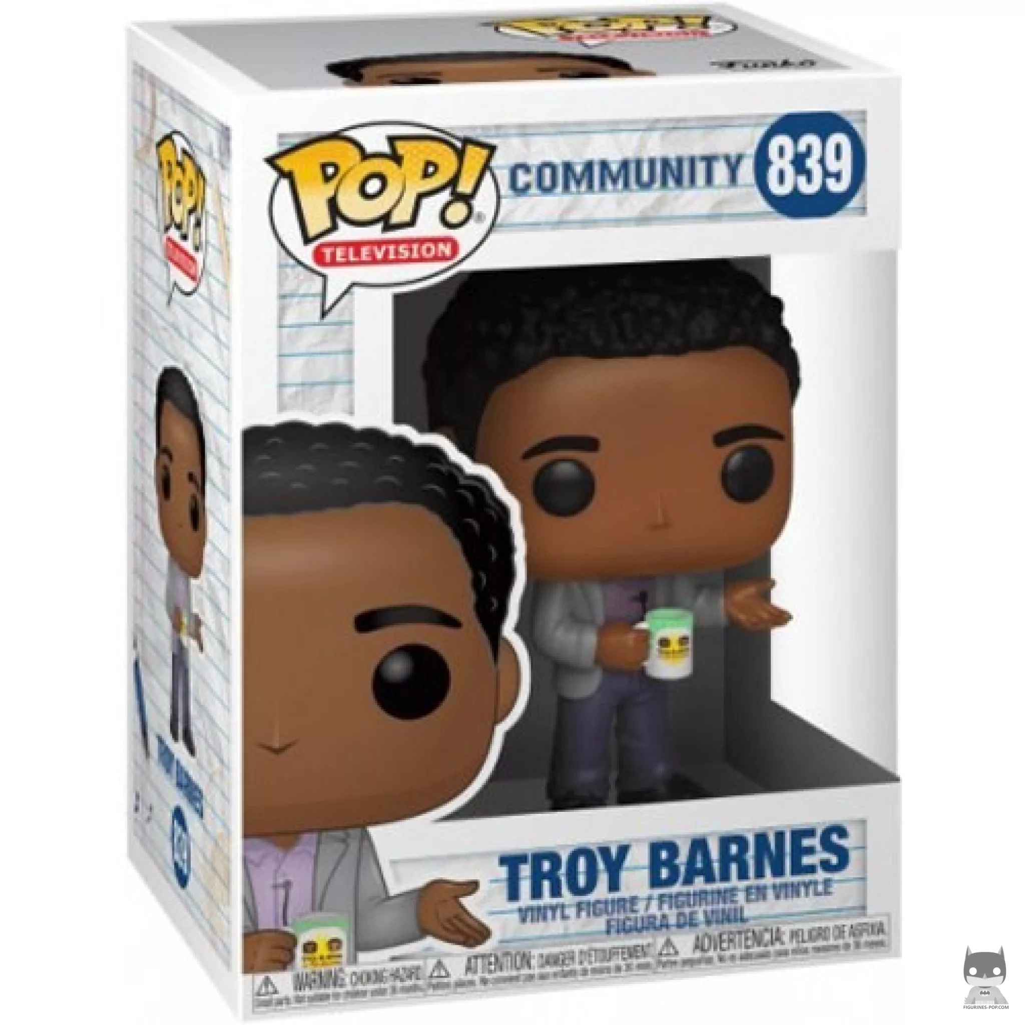Figurine Funko POP Troy Barnes avec boîte