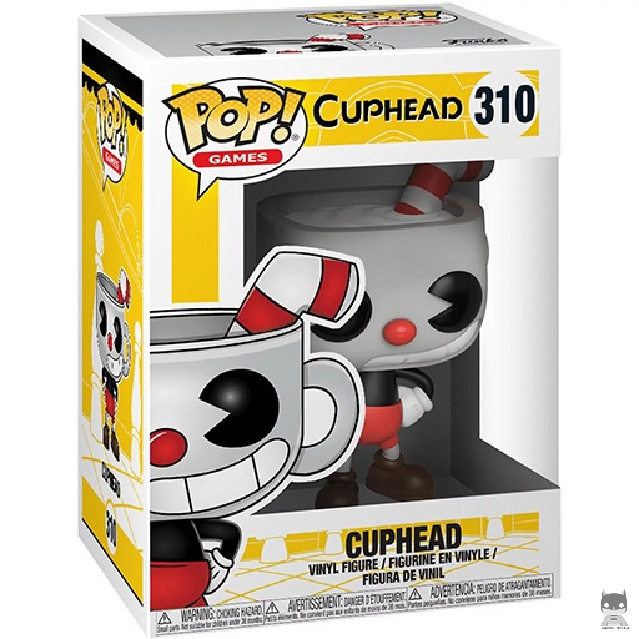 Figurine Funko POP Cuphead avec boîte