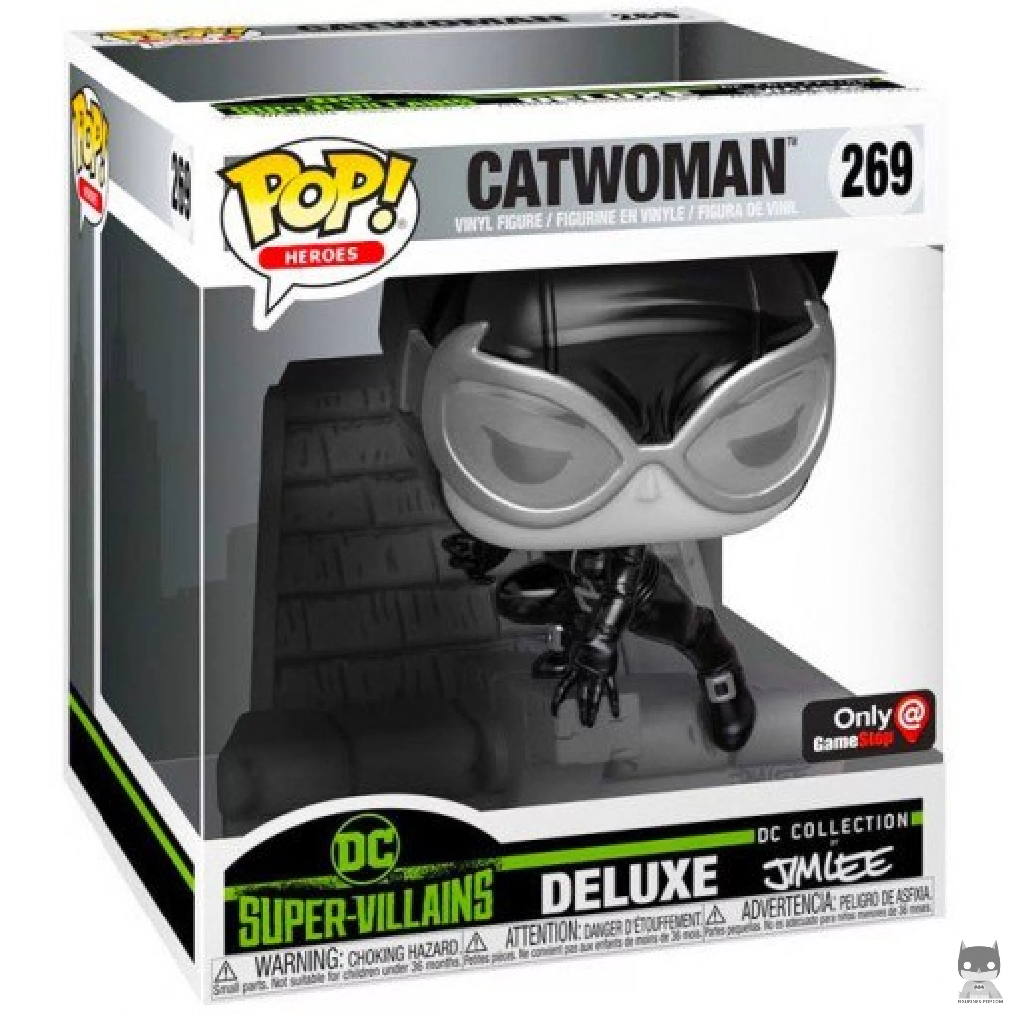 Figurine Funko POP Catwoman (Noir & Blanc) avec boîte