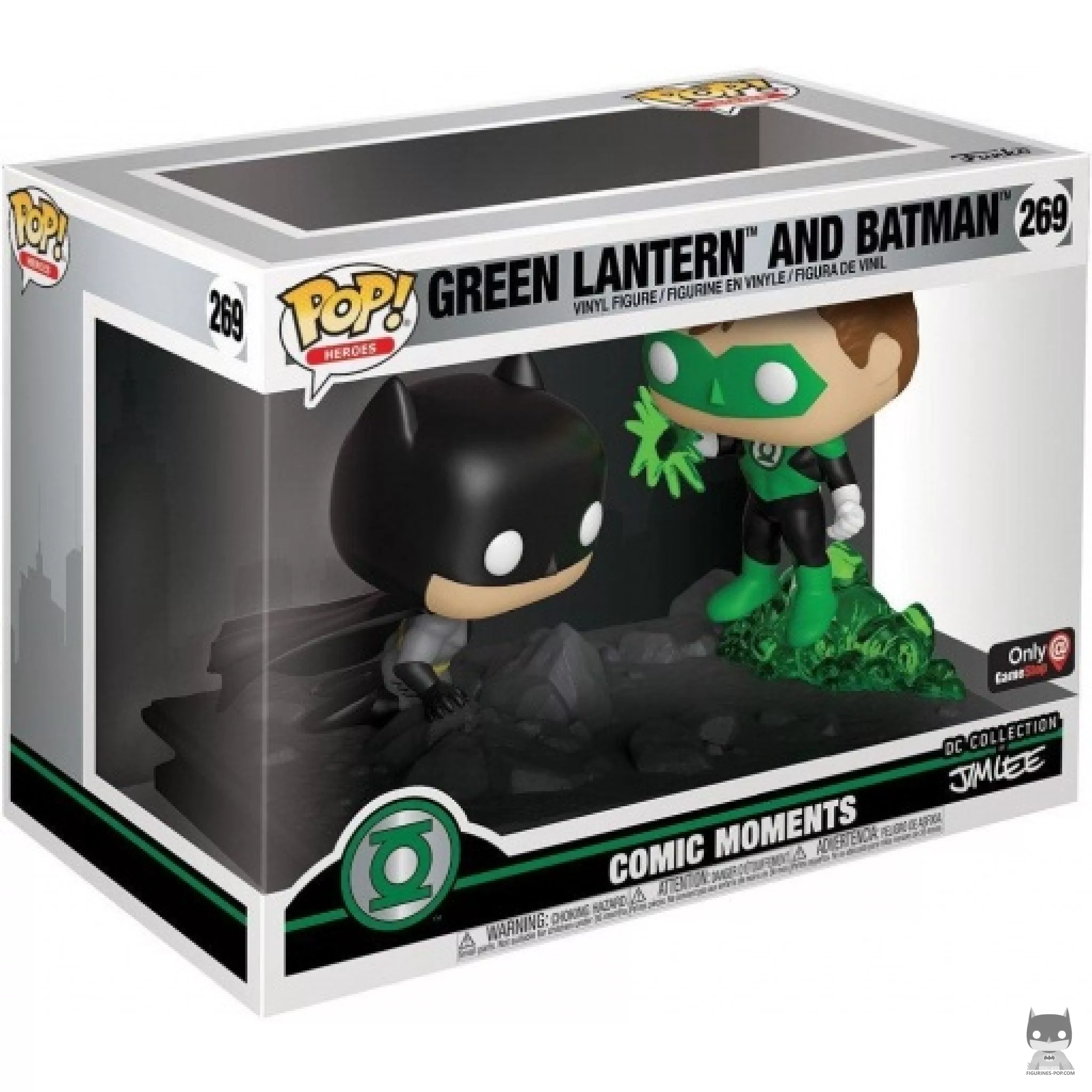 Figurine Funko POP Green Lantern & Batman avec boîte