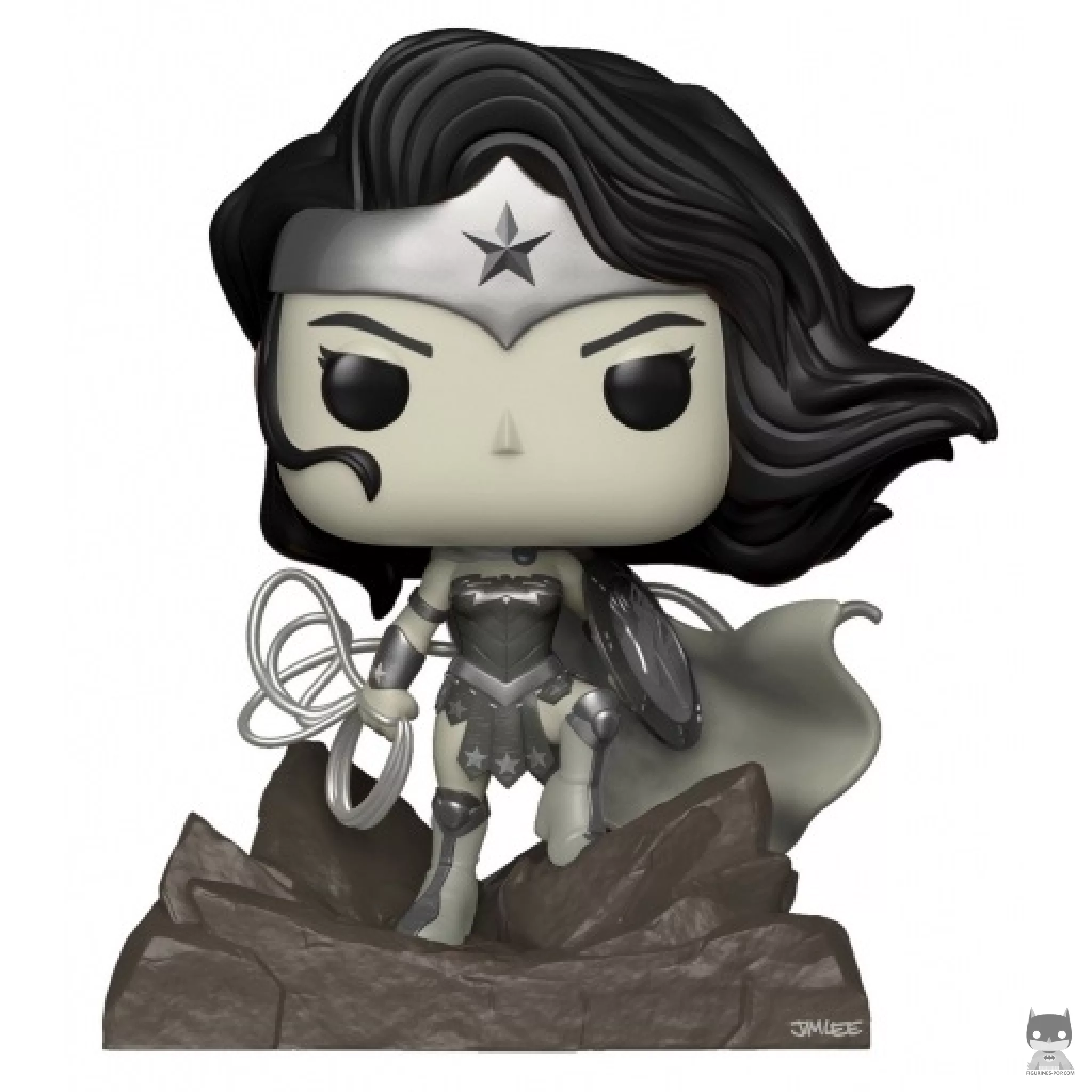 Figurine Funko POP Wonder Woman (Noir & Blanc) (DC Jim Lee Deluxe)
