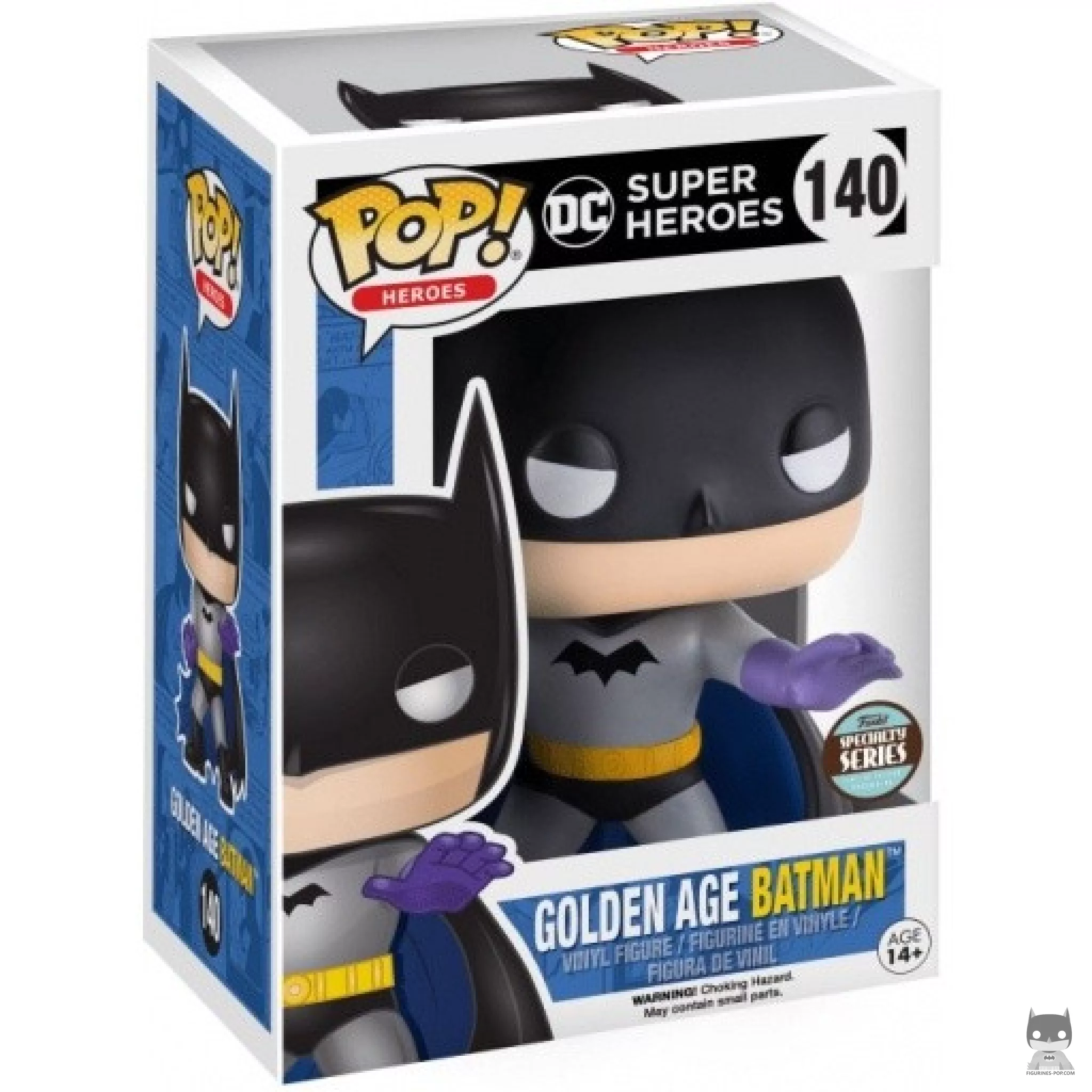 Figurine Funko POP Batman Age d'Or avec boîte