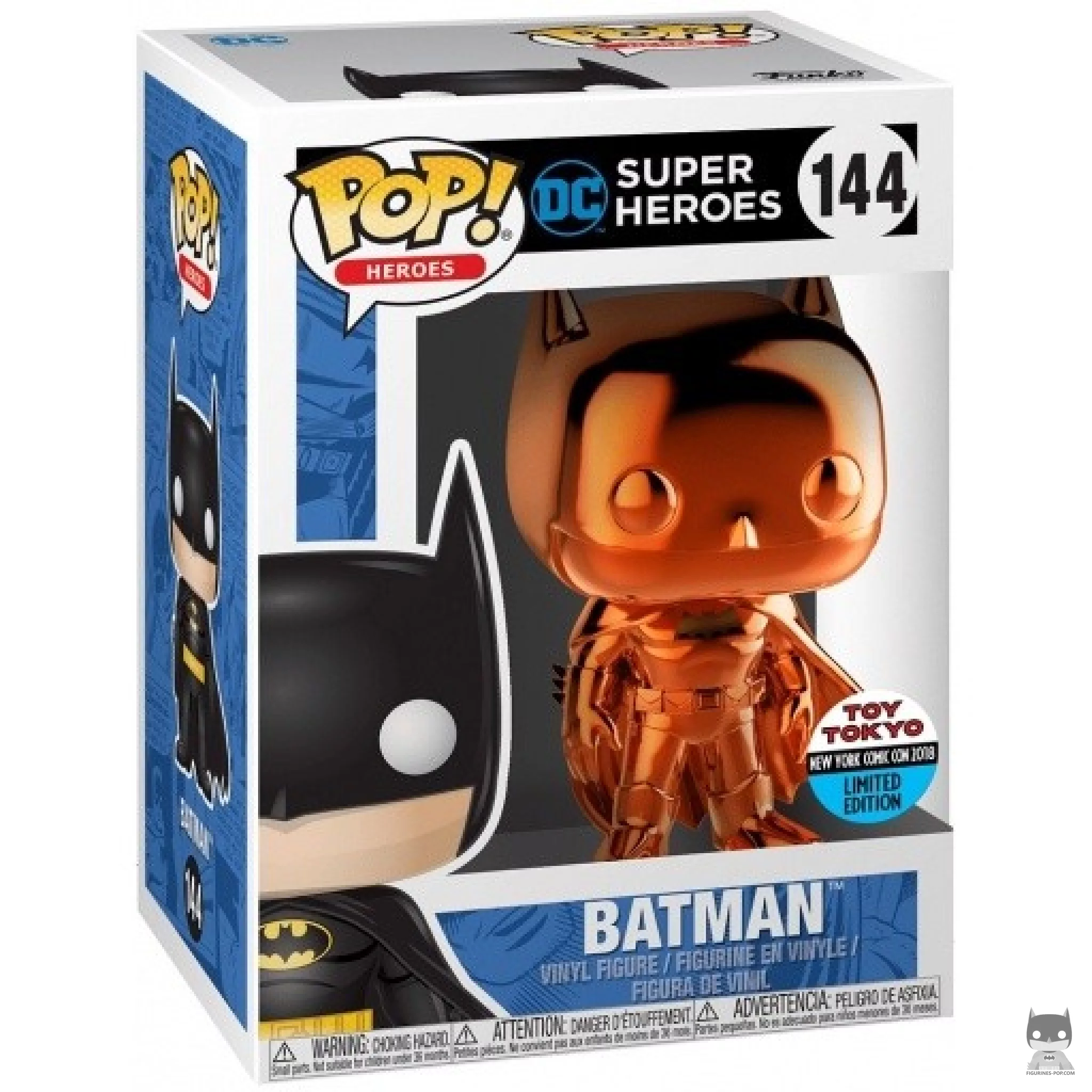 Figurine Funko POP Batman (Metallic) avec boîte