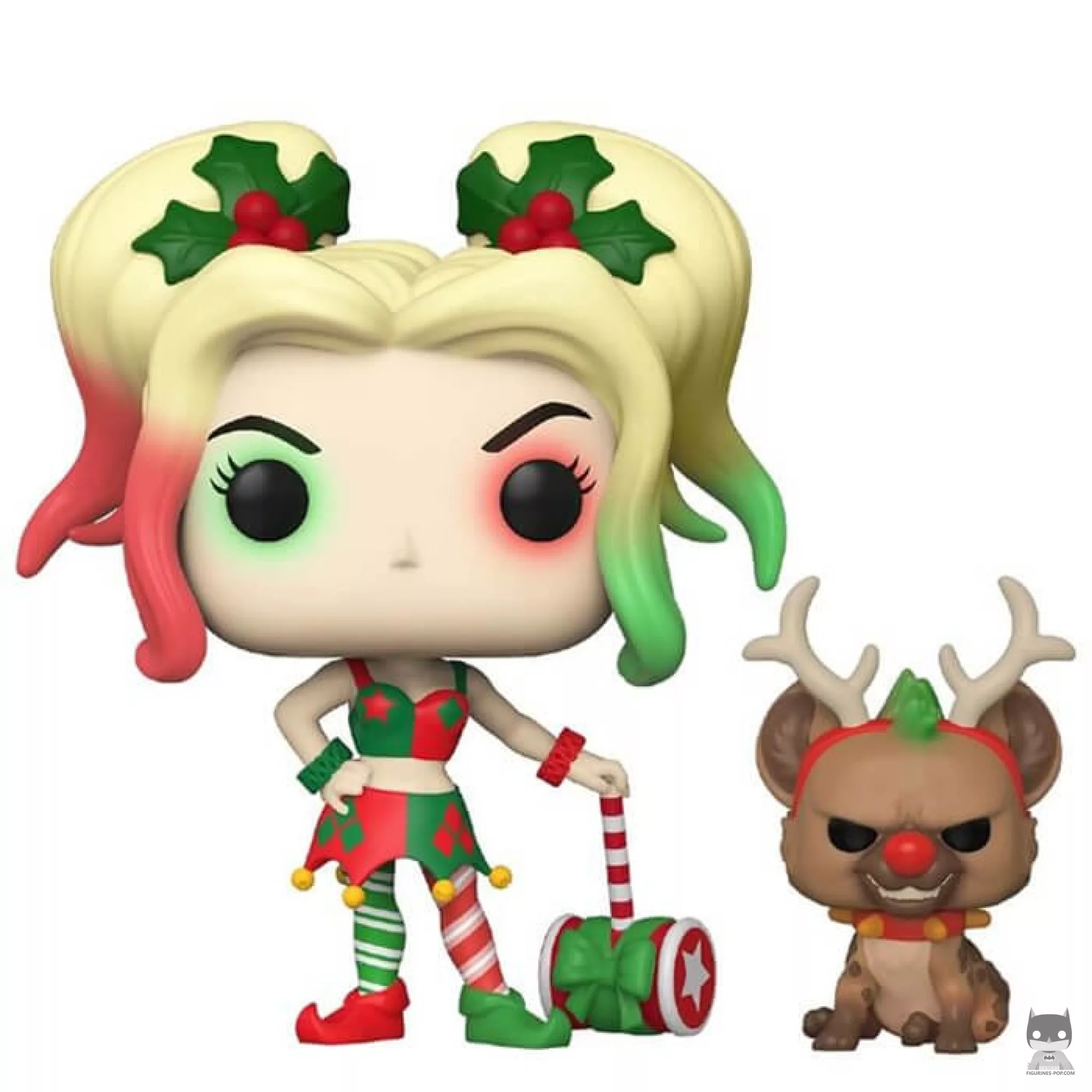 Figurine Funko POP Harley Quinn en lutin de Noël (DC Super Heroes)