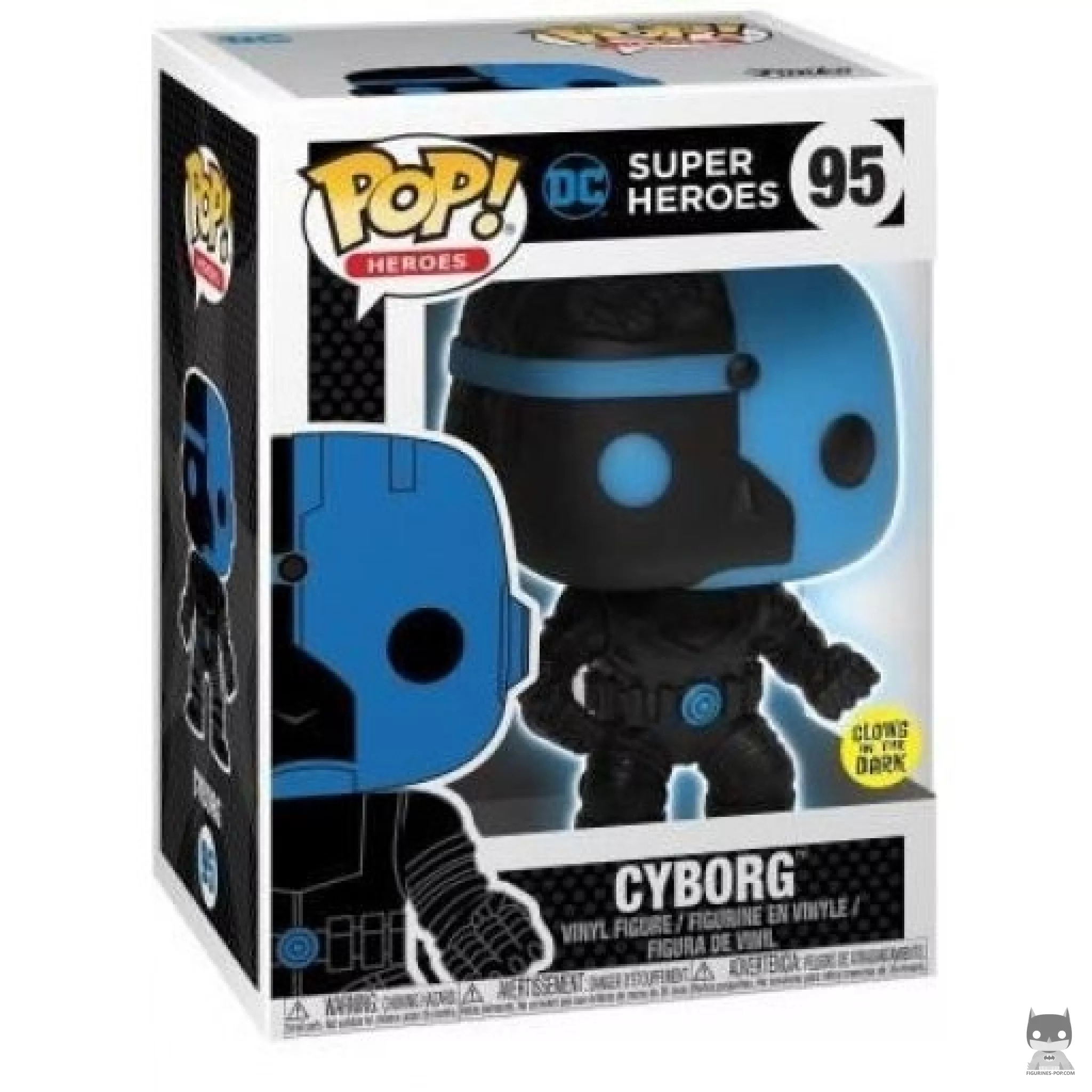 Figurine Funko POP Cyborg (Silhouette) avec boîte