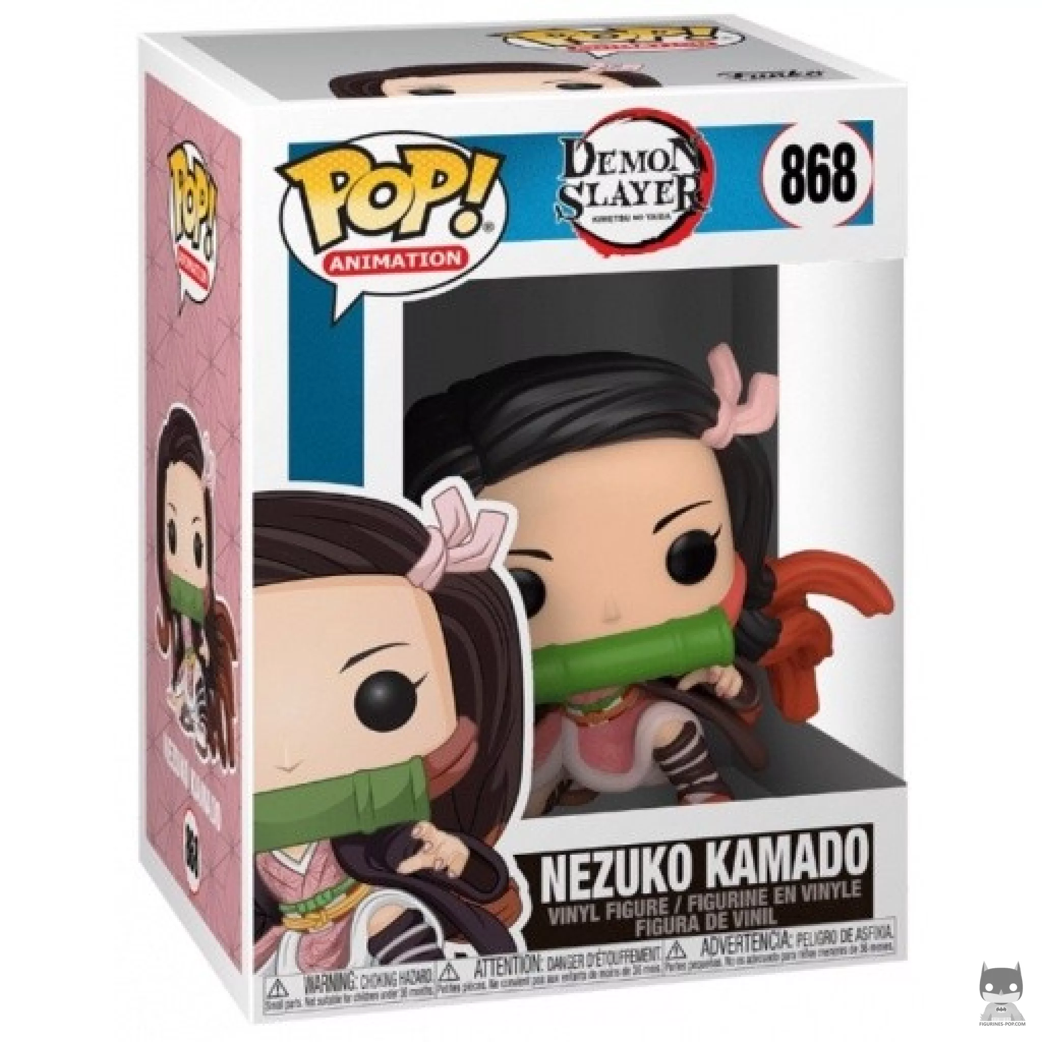 Figurine Funko POP Nezuko Kamado avec boîte