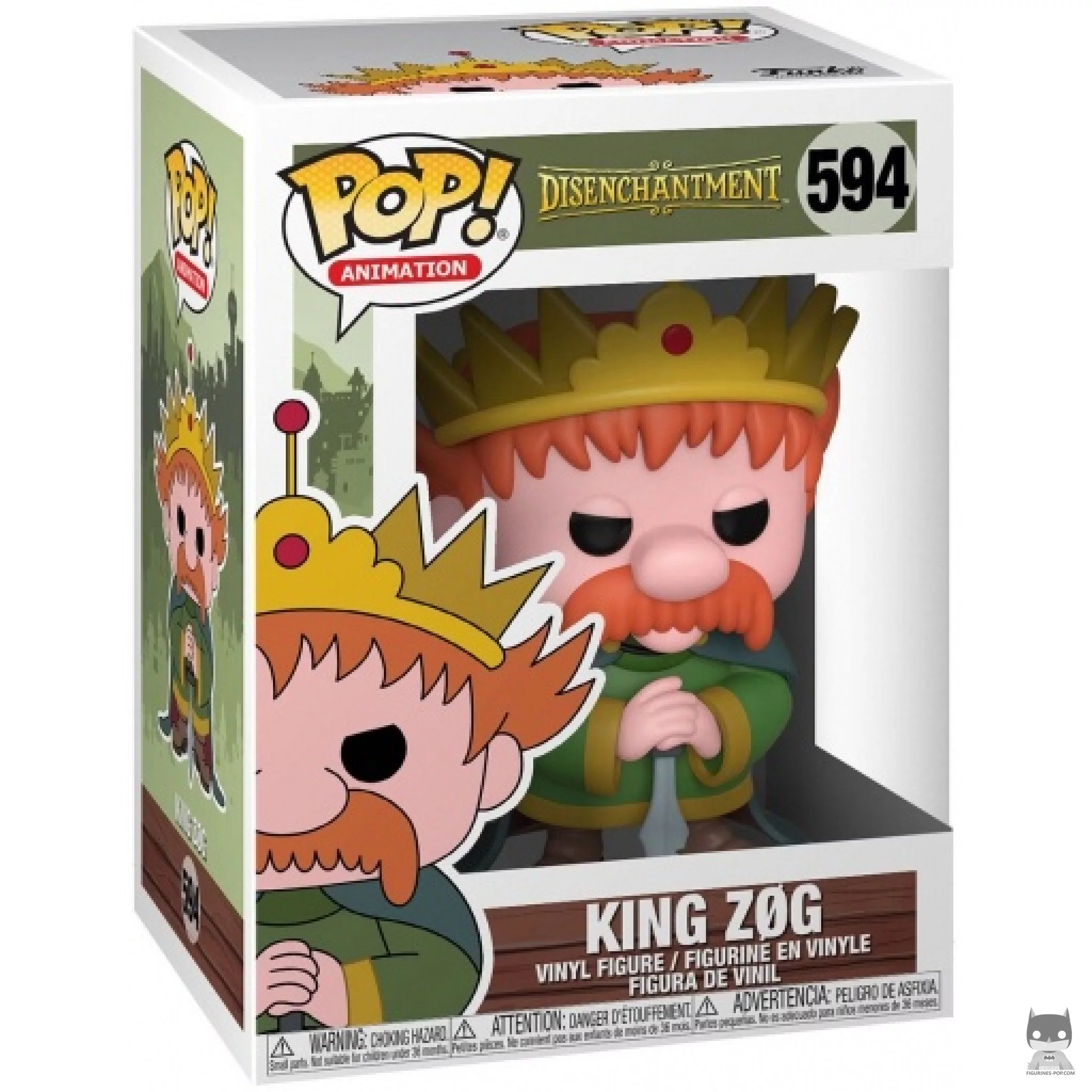 Figurine Funko POP Roi Zog avec boîte