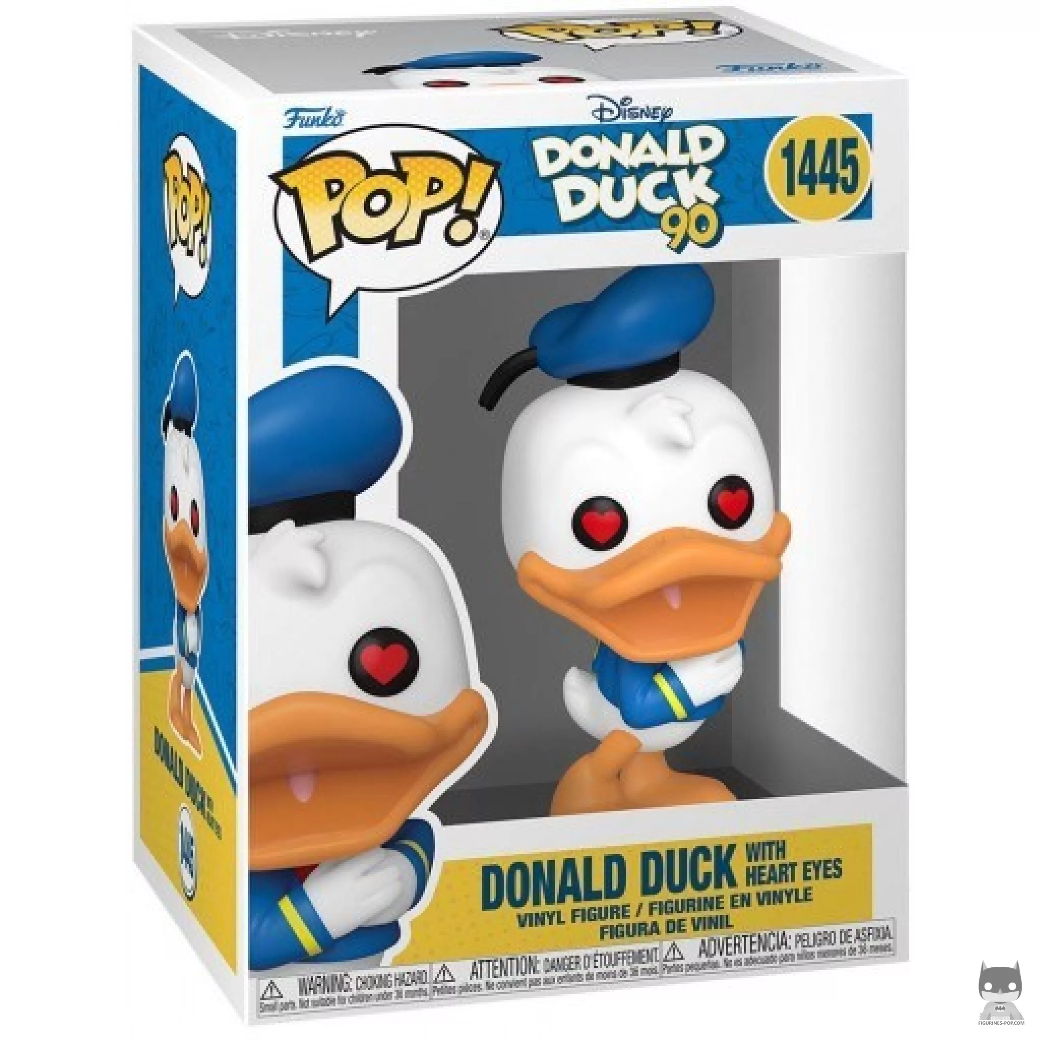Figurine Funko POP Donald Duck avec Cœurs dans les Yeux avec boîte