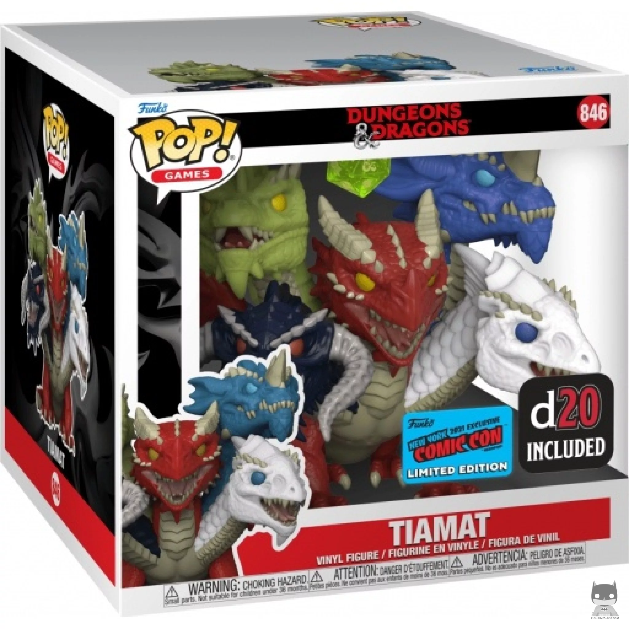 Figurine Funko POP Tiamat avec D20 (Supersized) avec boîte