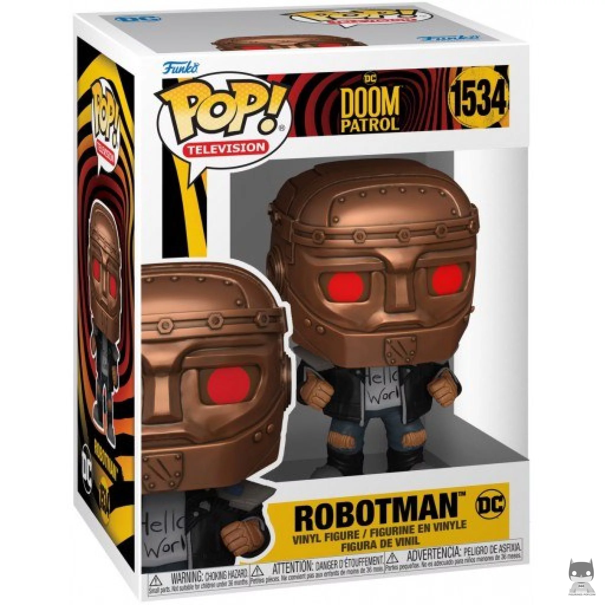 Figurine Funko POP Robotman avec boîte