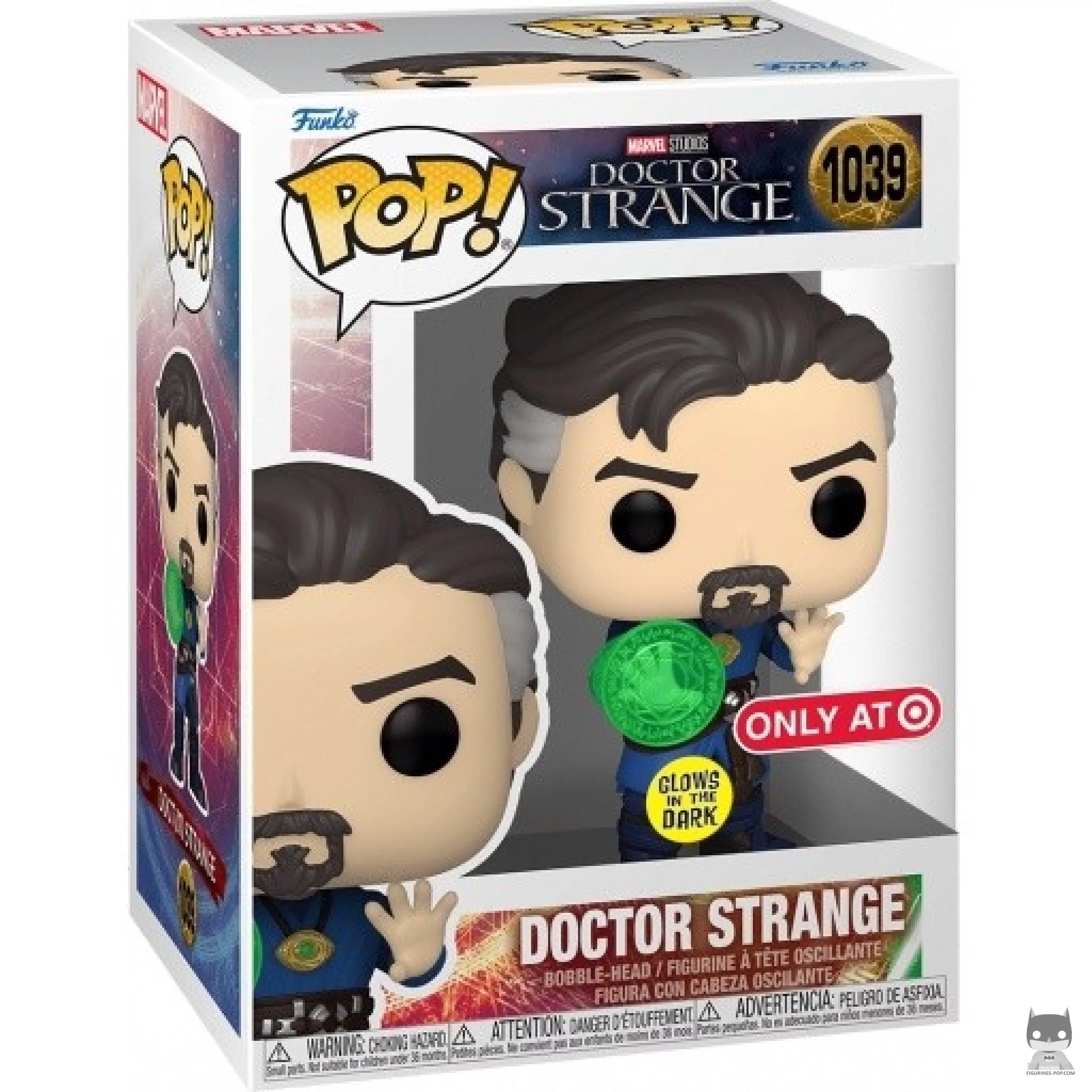Figurine Funko POP Doctor Strange (Glow In The Dark) avec boîte