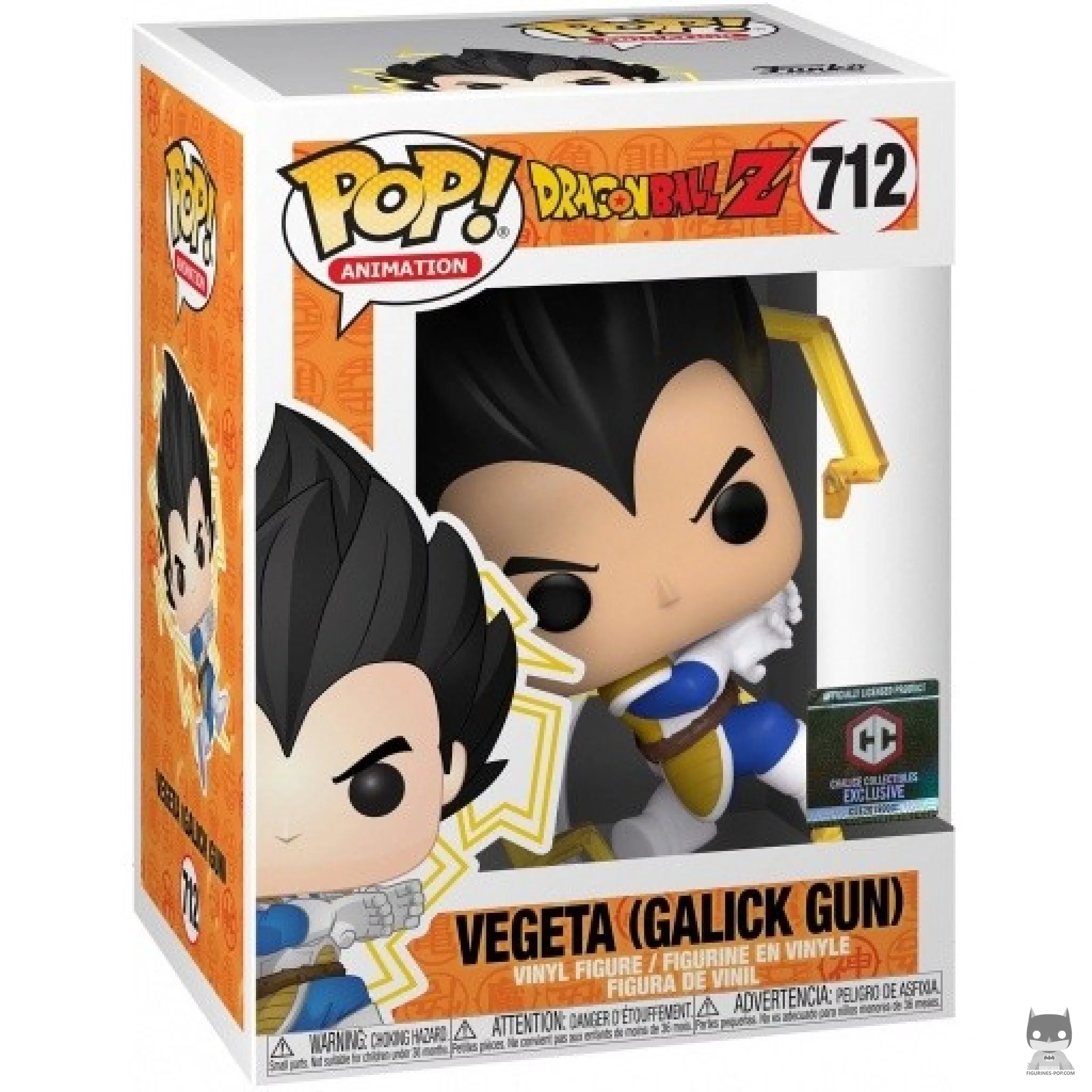 Figurine Funko POP Vegeta Galick Gun avec boîte