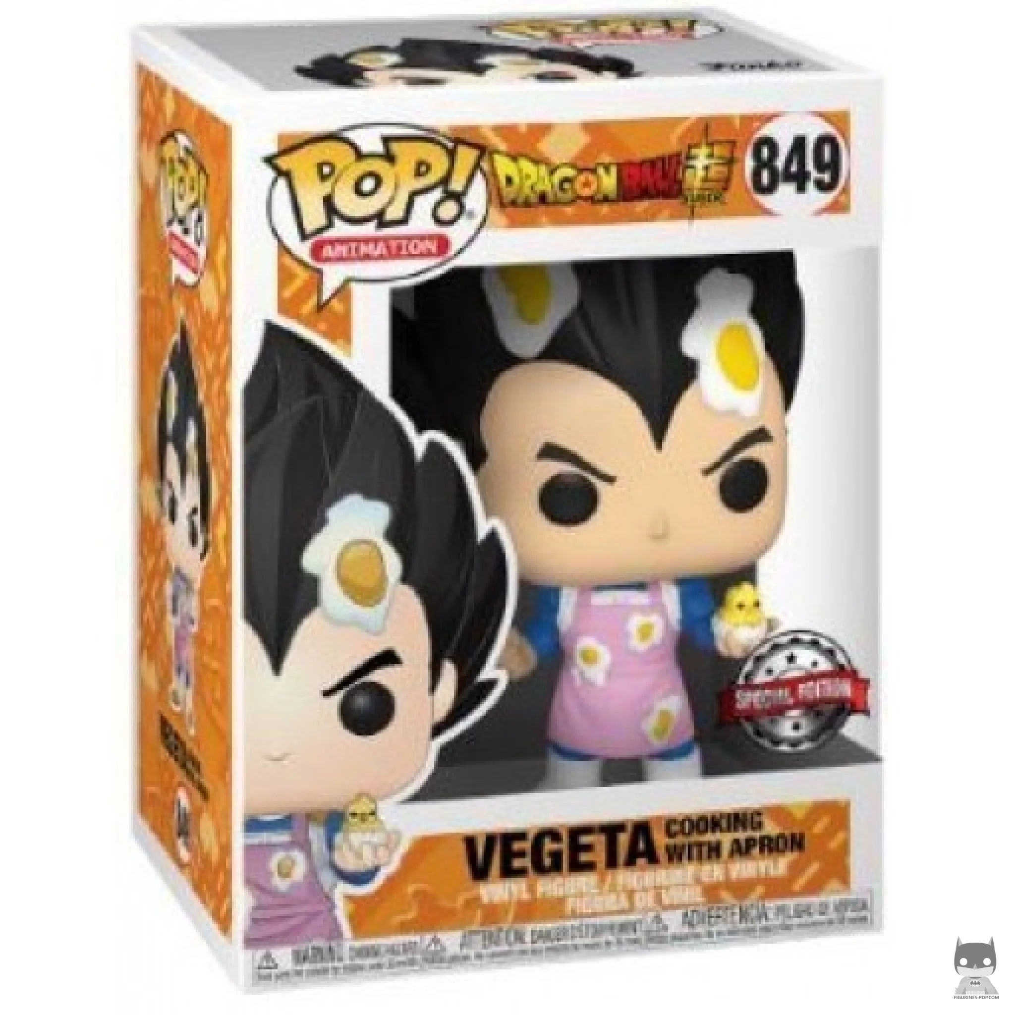 Figurine Funko POP Vegeta Cuisine avec Tablier avec boîte