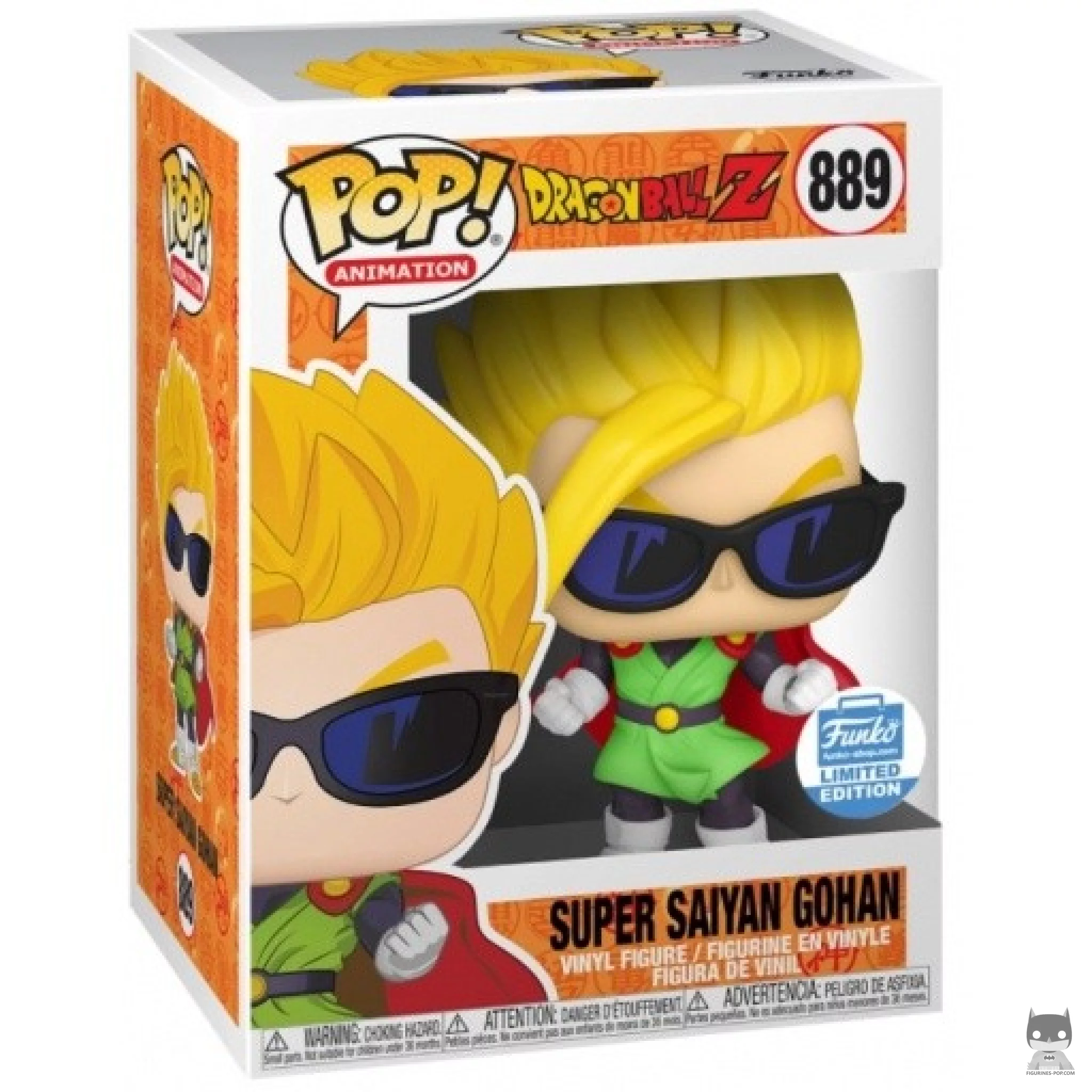 Figurine Funko POP Super Saiyan Gohan avec boîte