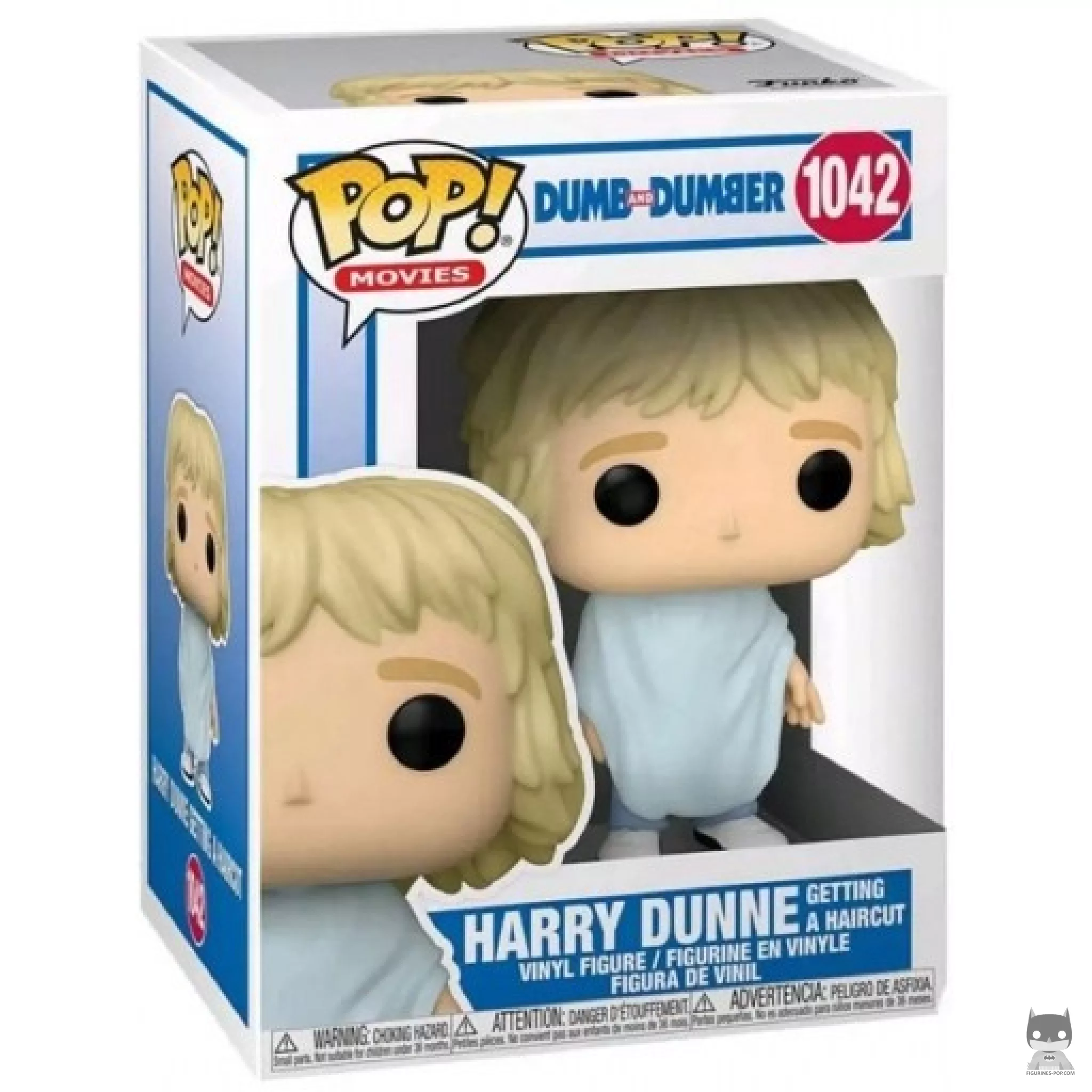 Figurine Funko POP Harry Dunne se faisant couper les cheveux avec boîte