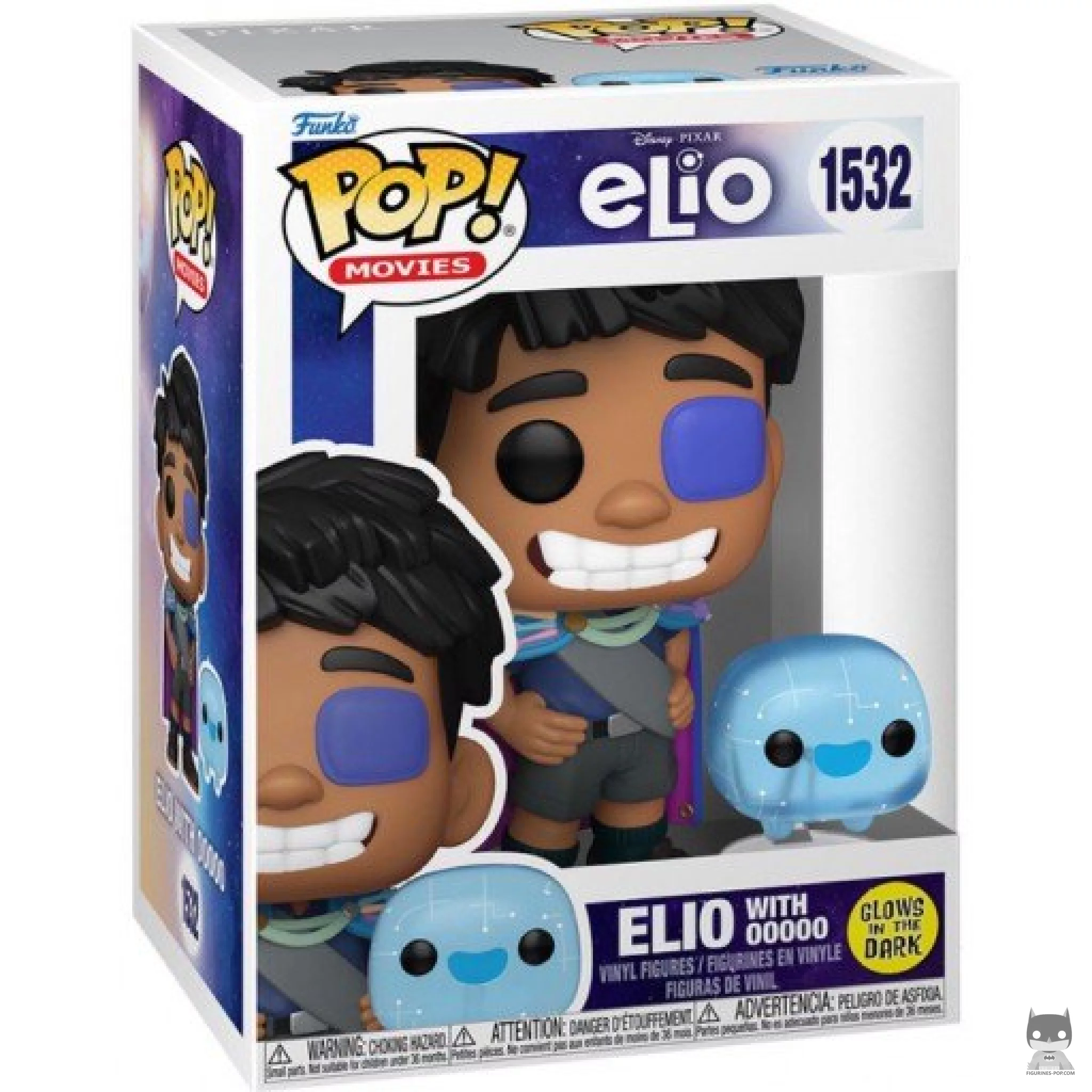 Figurine Funko POP Elio avec 00000 (Glow in the Dark) avec boîte
