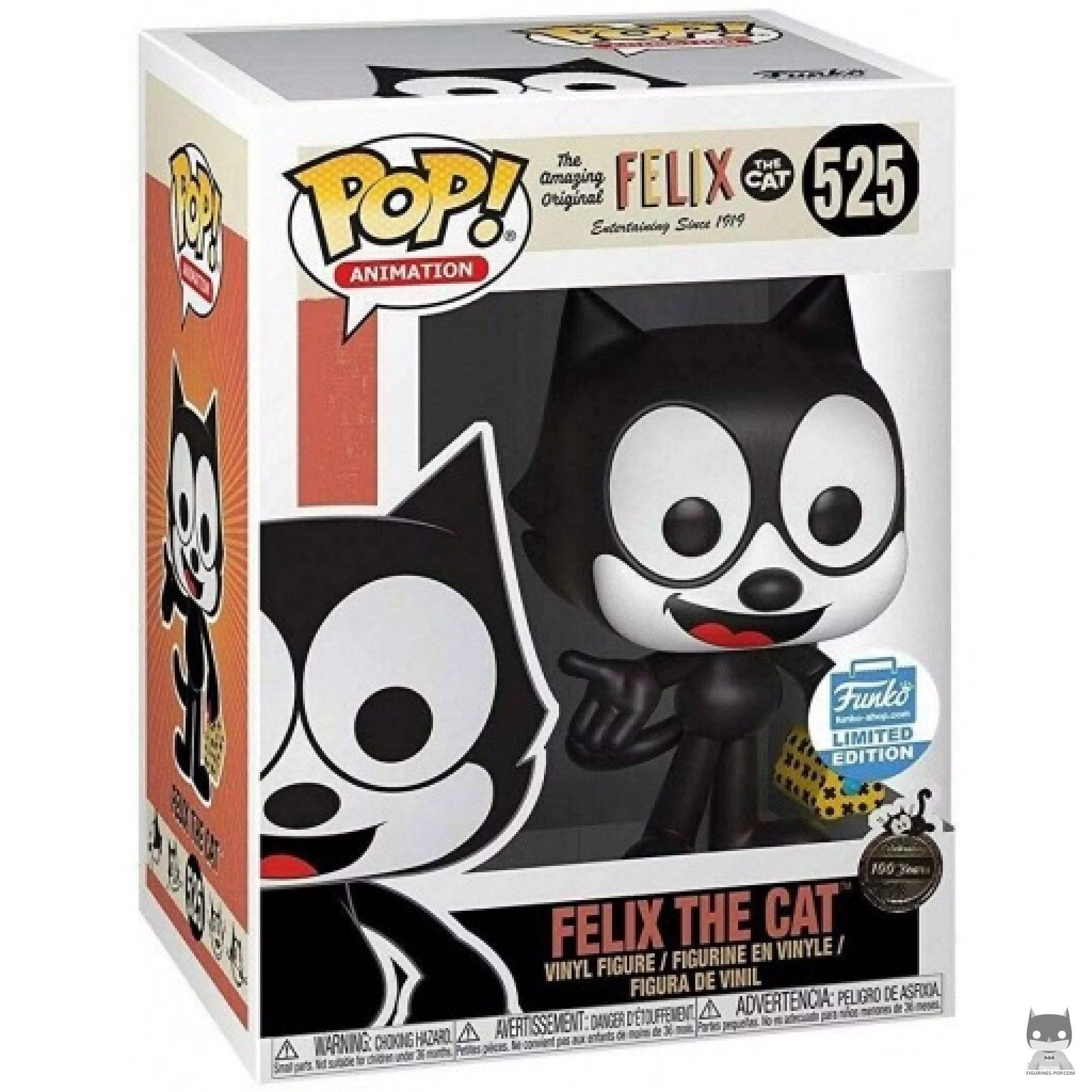 Figurine Funko POP Felix le Chat avec sac avec boîte