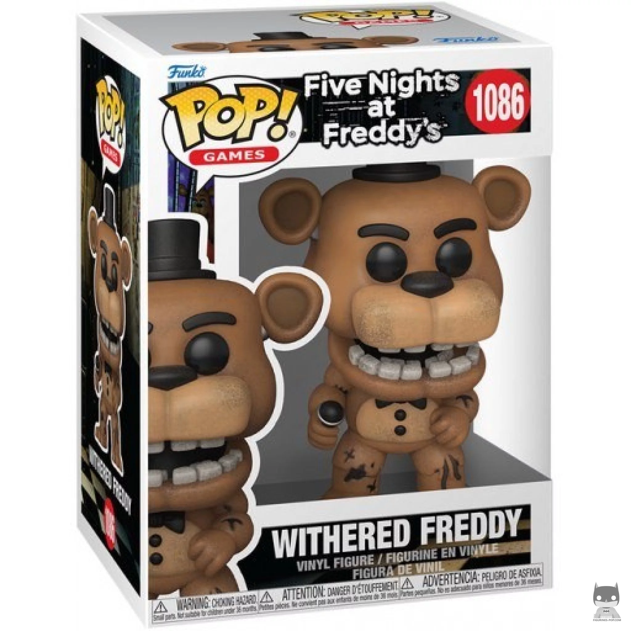Figurine Funko POP Withered Freddy avec boîte