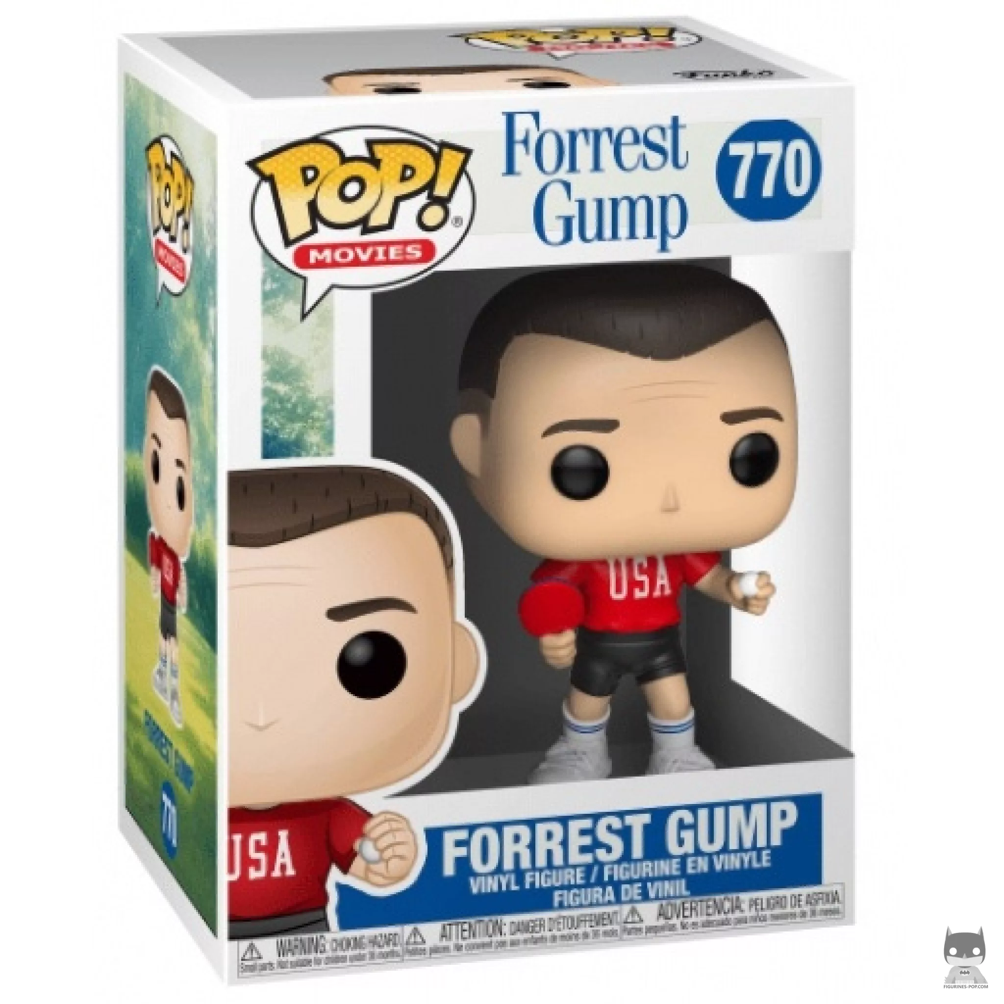 Figurine Funko POP Forrest Gump Ping Pong avec boîte
