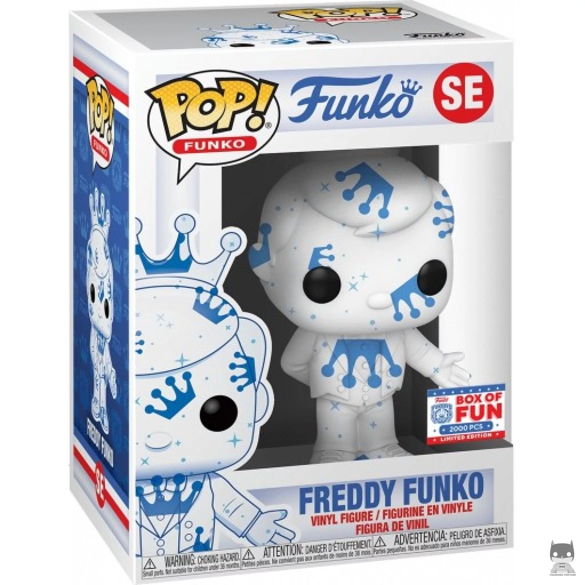 Figurine Funko POP Freddy Funko (Box of Fun avec Etoiles) avec boîte
