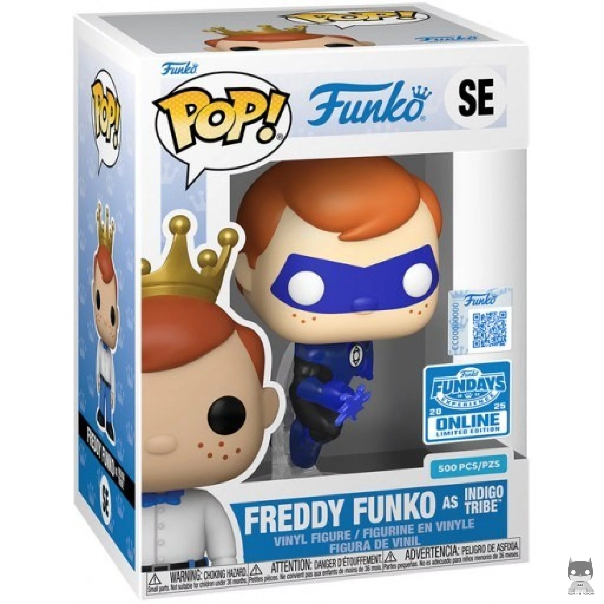 Figurine Funko POP Freddy Funko en Indigo Tribe (Translucent) avec boîte