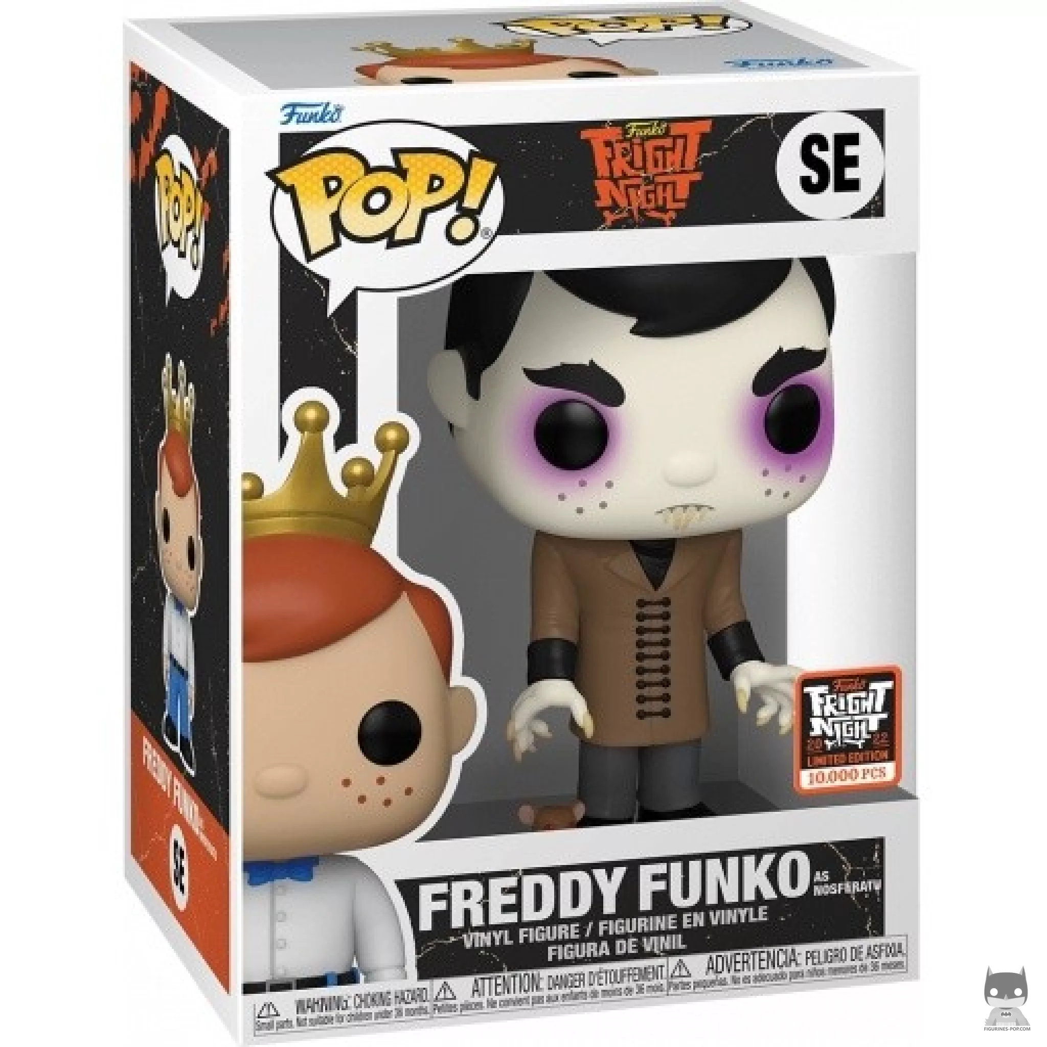 Figurine Funko POP Freddy Funko en Nosferatu avec boîte