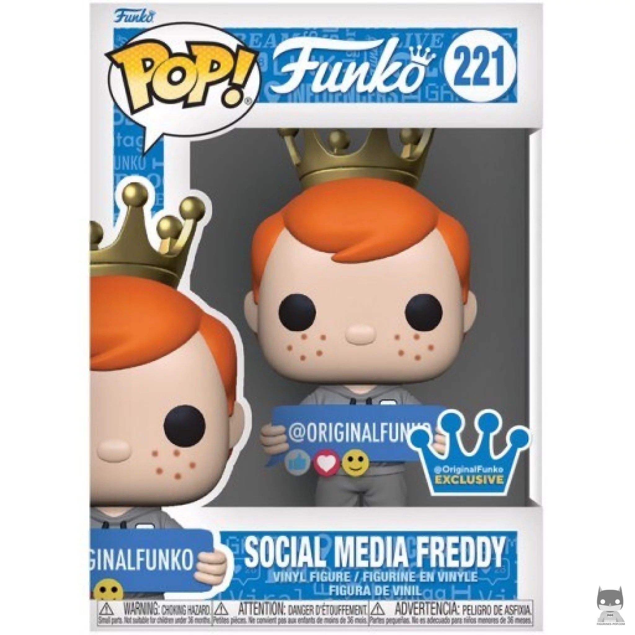 Figurine Funko POP Réseaux Sociaux Freddy avec boîte