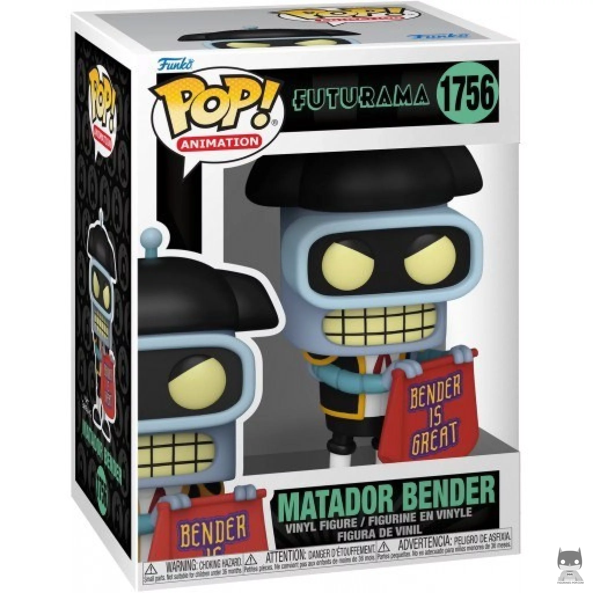 Figurine Funko POP Bender Matador avec boîte