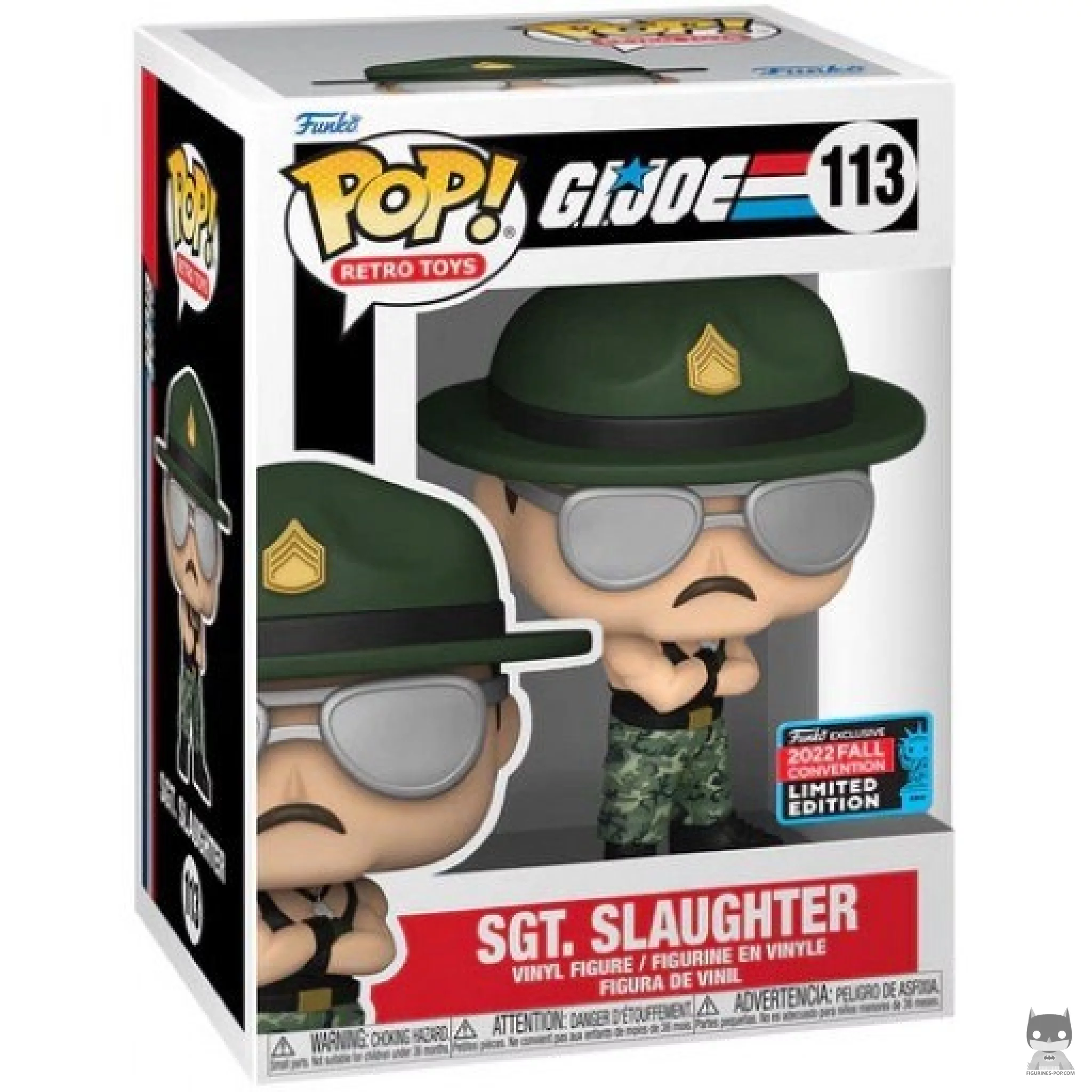 Figurine Funko POP Sergent Slaughter avec boîte