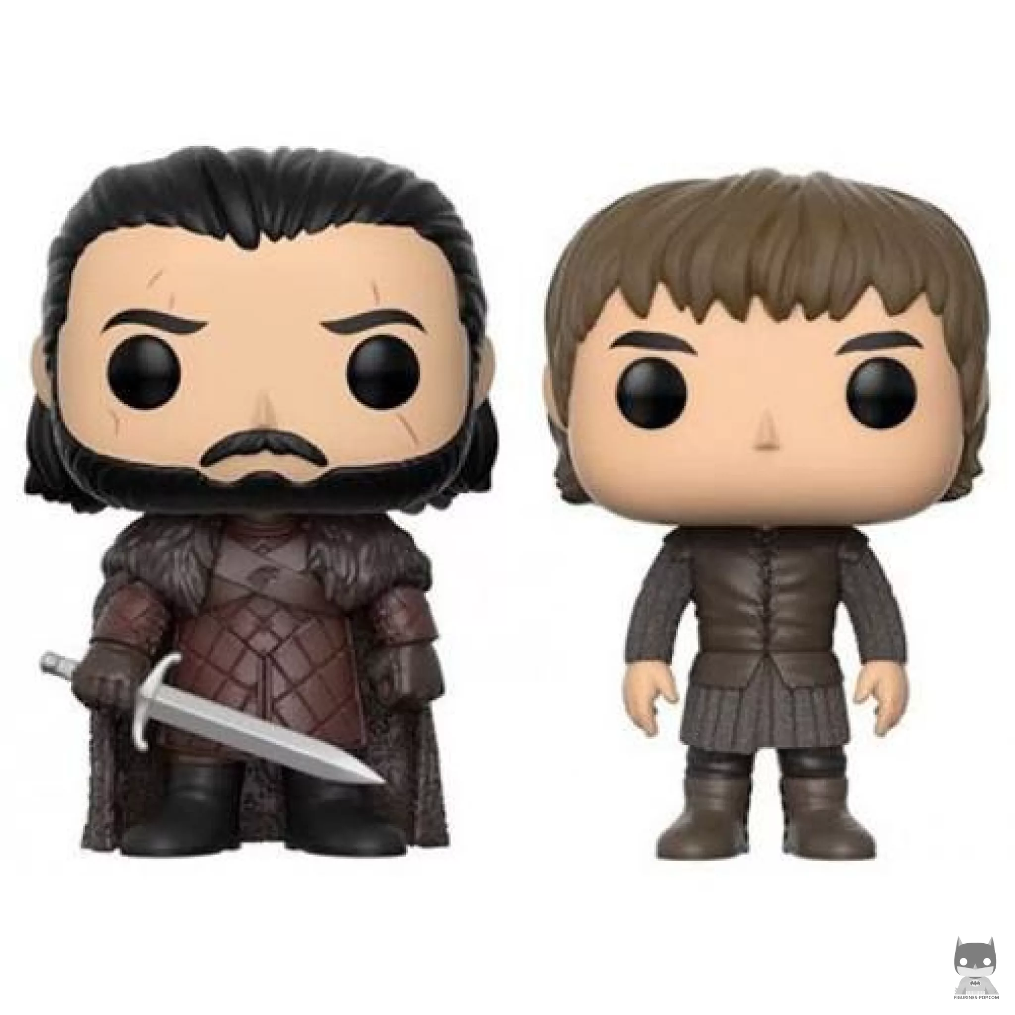 Figurine Funko POP Jon Snow & Bran Stark (Game of Thrones)