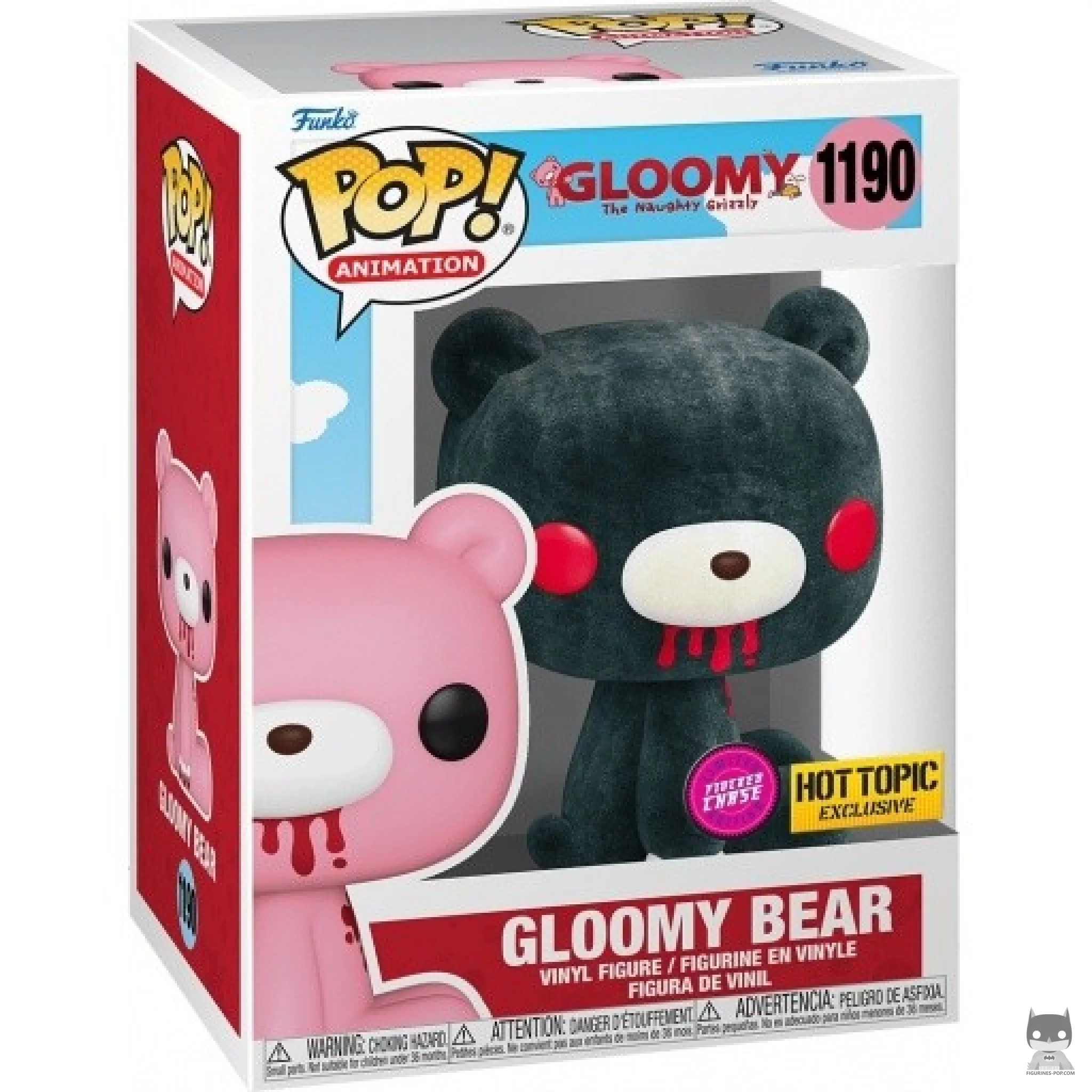 Figurine Funko POP Gloomy Bear (Chase & Flocked) avec boîte