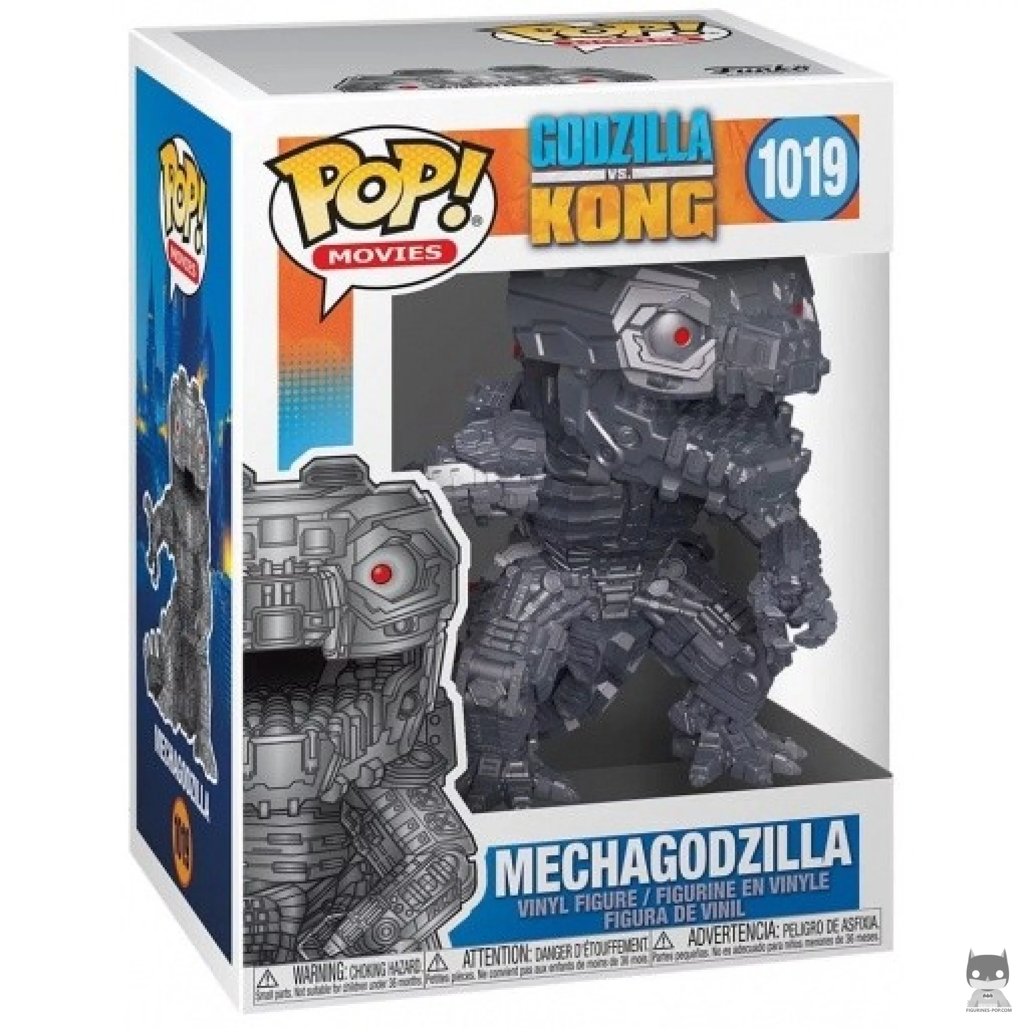 Figurine Funko POP MechaGodzilla (Metallic) avec boîte