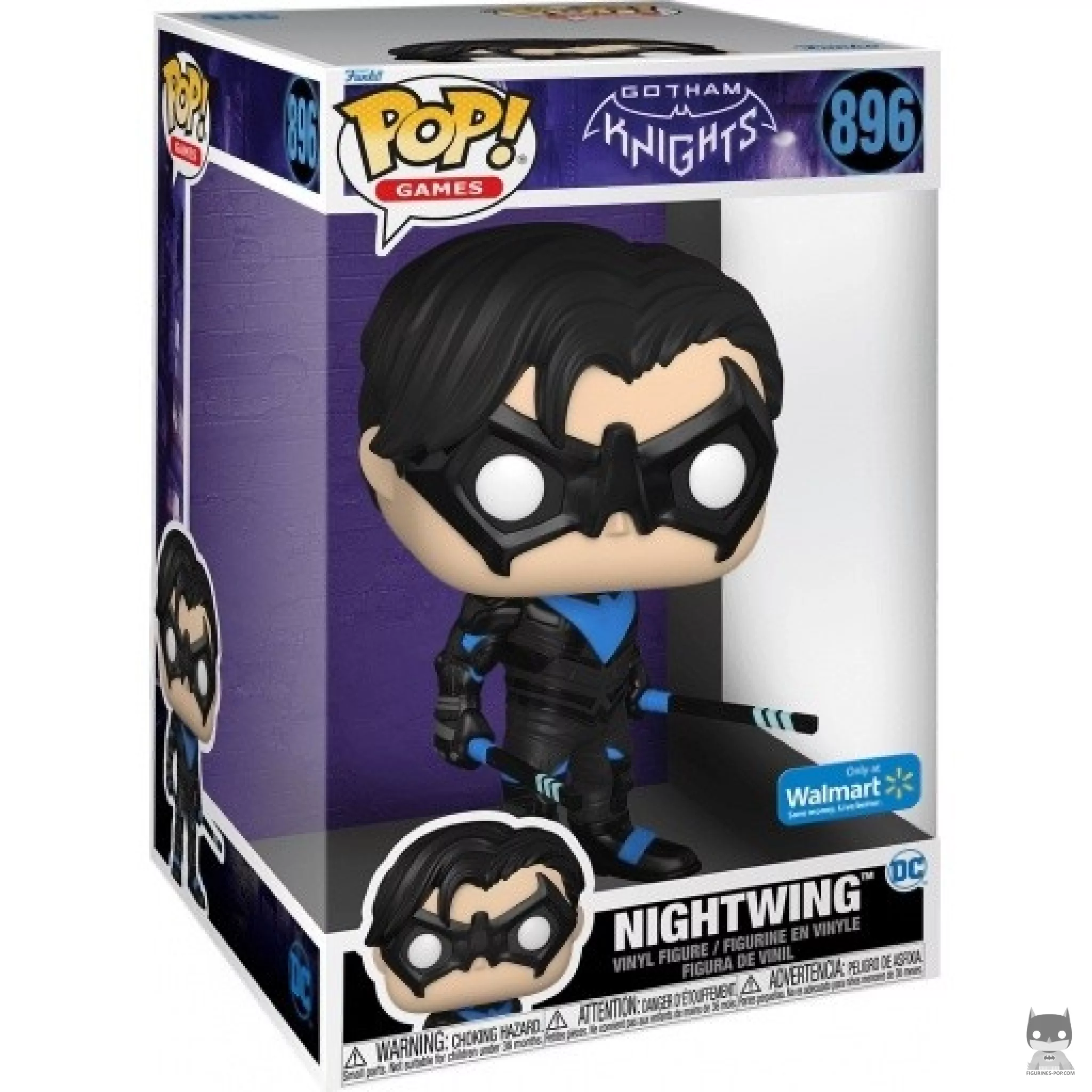 Figurine Funko POP Nightwing (Supersized) avec boîte