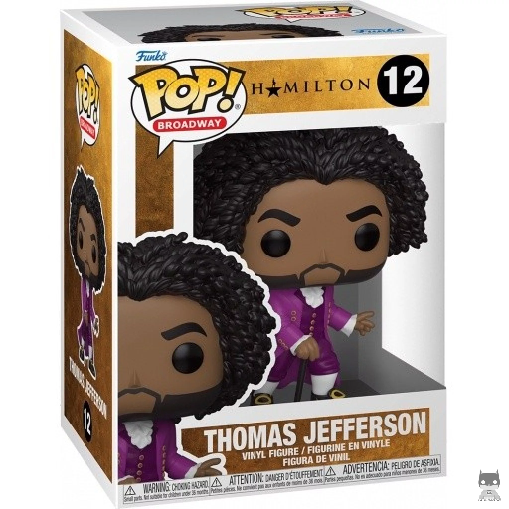 Figurine Funko POP Thomas Jefferson avec boîte