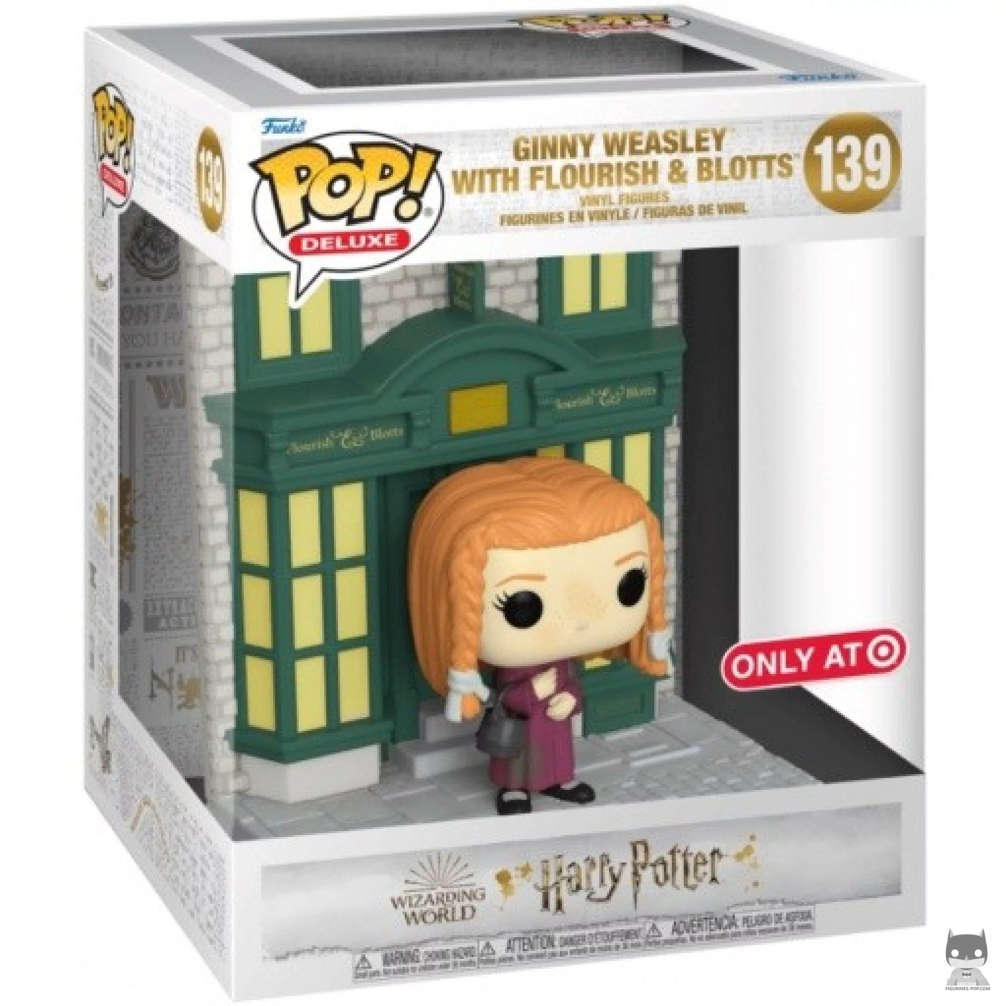 Figurine Funko POP Ginny devant la Librairie Fleury et Bott (Chemin de Traverse) avec boîte