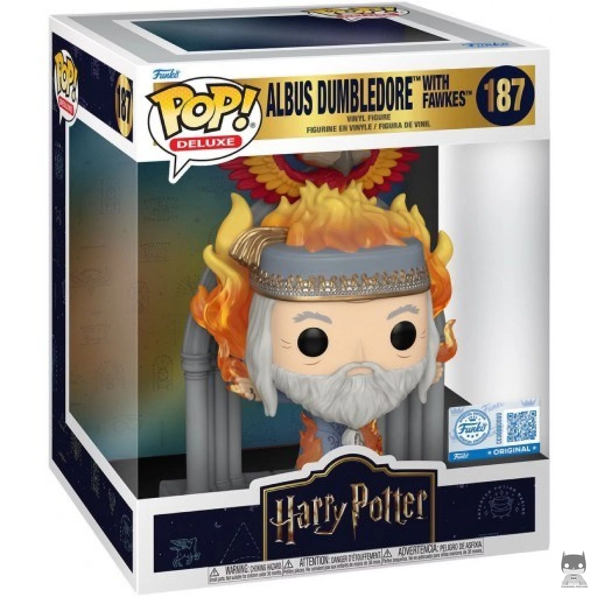 Figurine Funko POP Albus Dumbledore avec Fumseck avec boîte