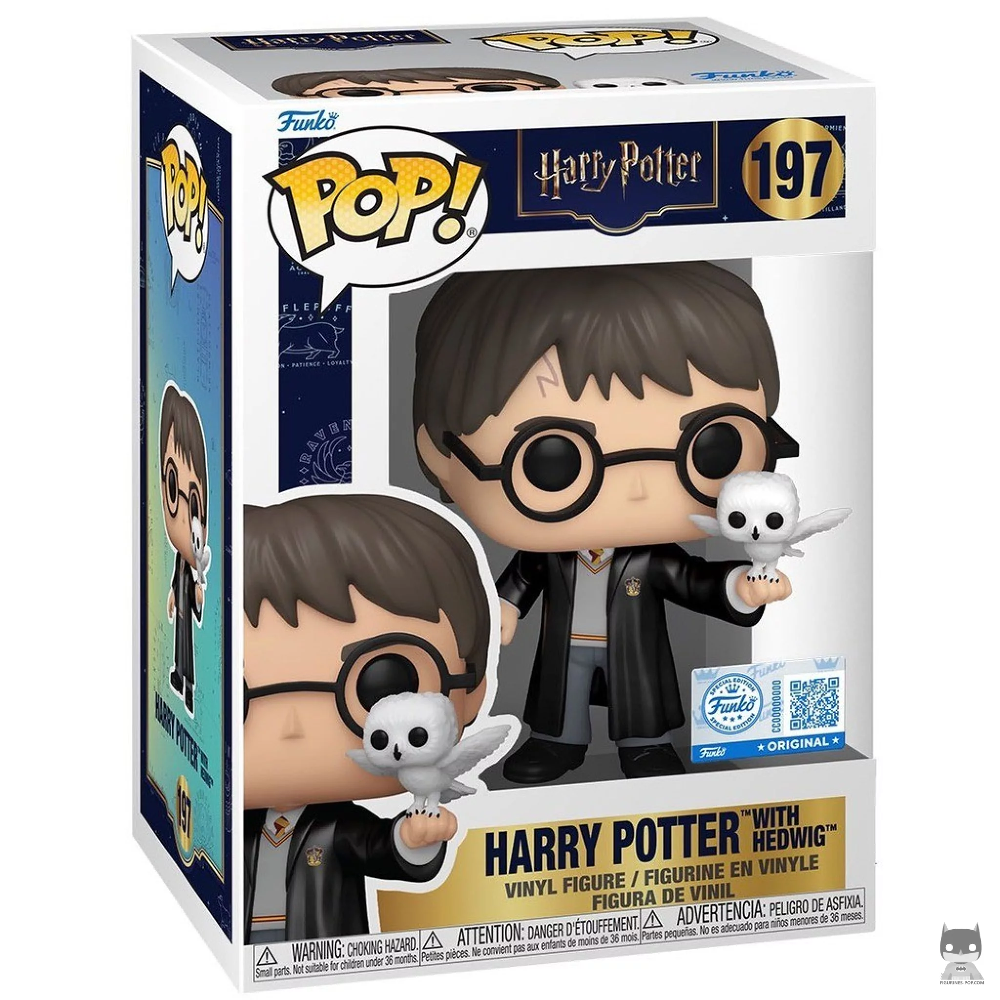 Figurine Funko POP Harry avec Hedwige avec boîte