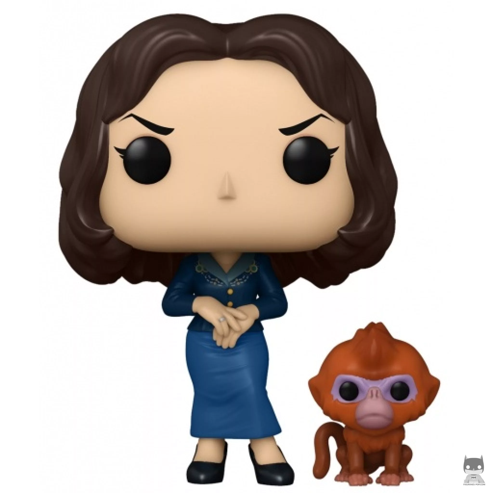 Figurine Funko POP Mrs. Coulter avec Daem (His Dark Materials)
