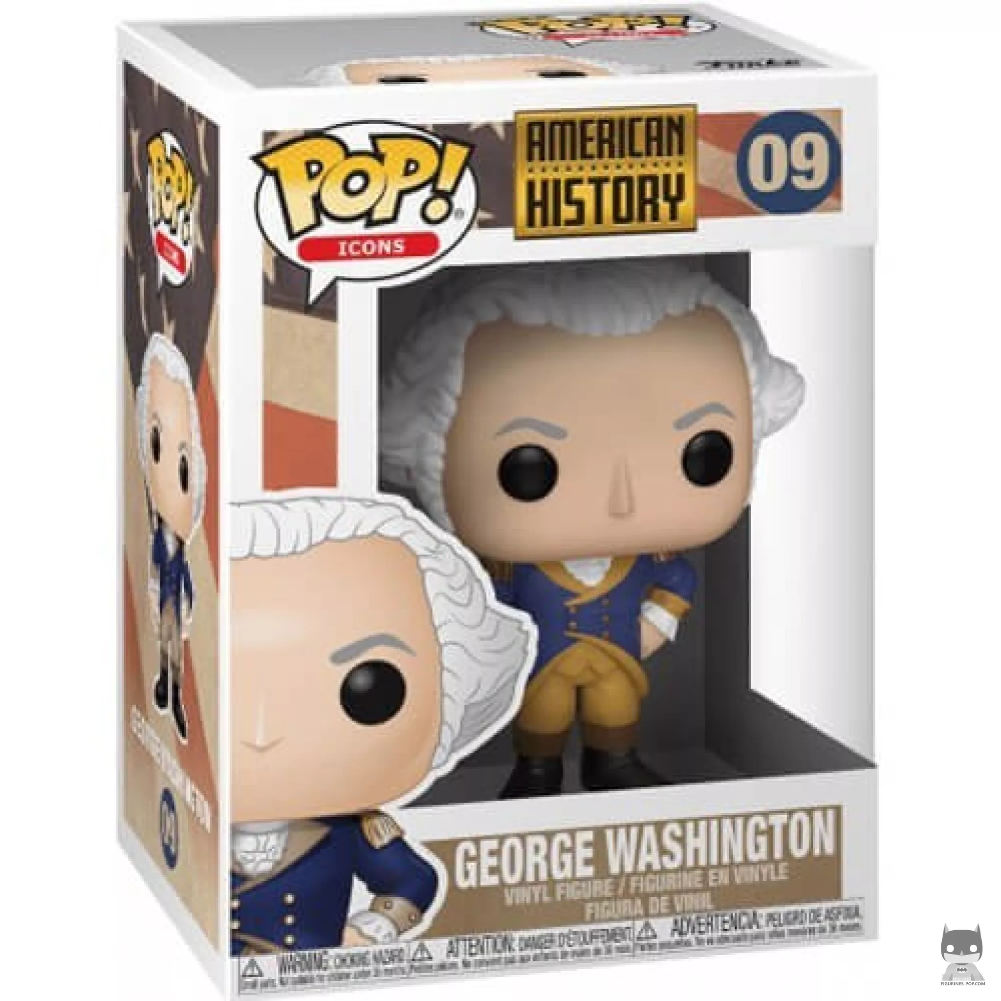 Figurine Funko POP George Washington avec boîte