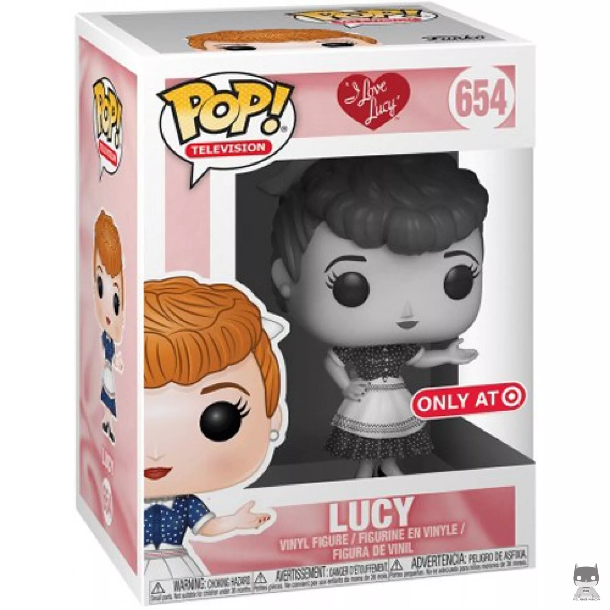 Figurine Funko POP Lucy Ricardo (Noir & Blanc) avec boîte
