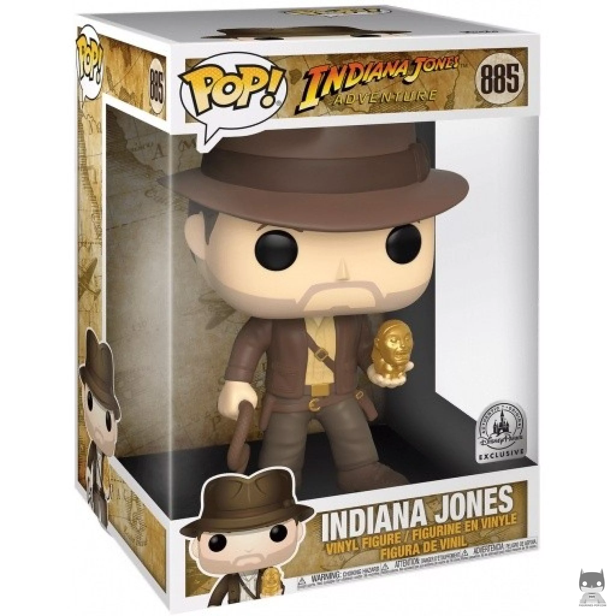 Figurine Funko POP Indiana Jones (Supersized) avec boîte