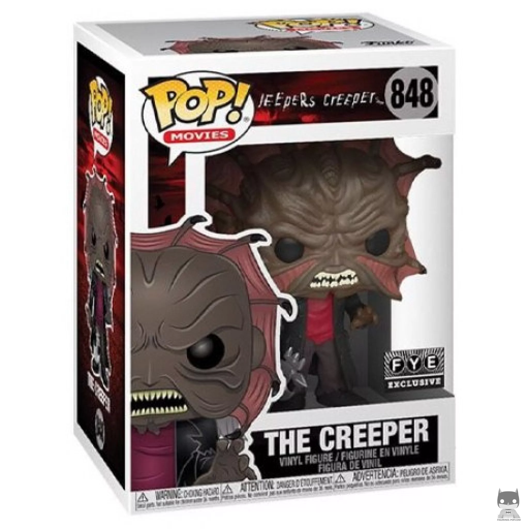 Figurine Funko POP Jeepers Creepers sans chapeau avec boîte