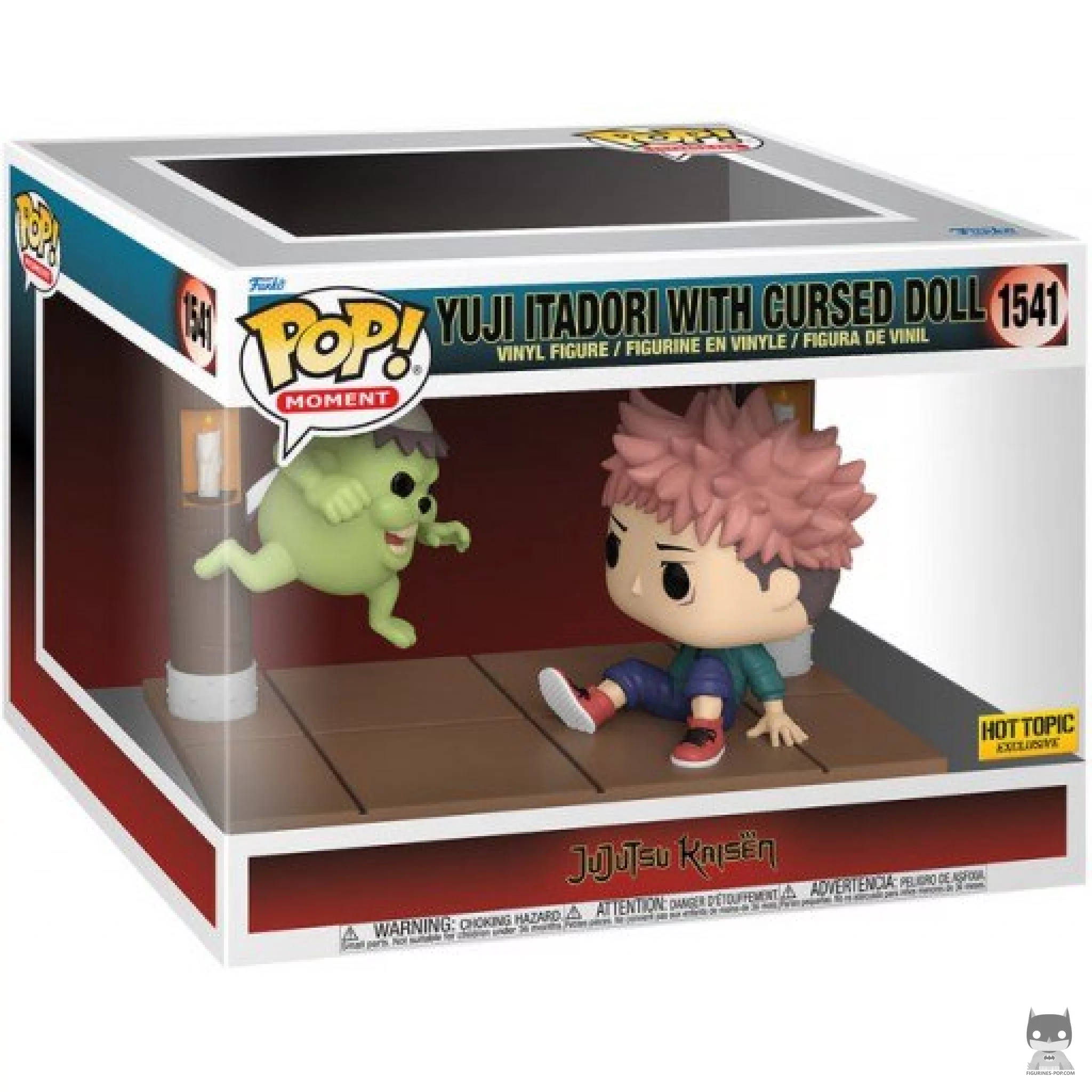 Figurine Funko POP Yuji Itadori avec Poupée Maudite avec boîte