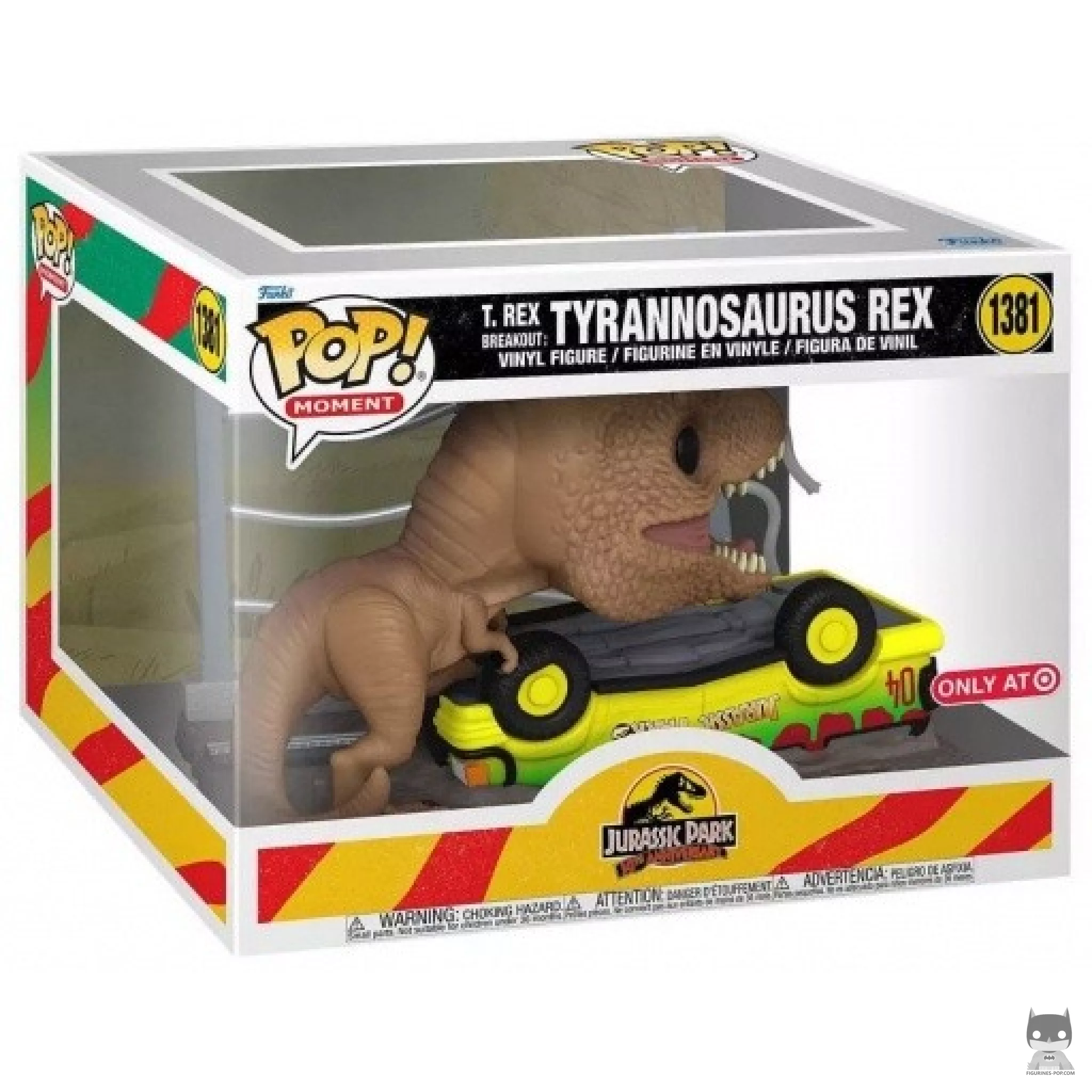 Figurine Funko POP L’Évasion du T. Rex : Tyrannosaurus Rex avec boîte