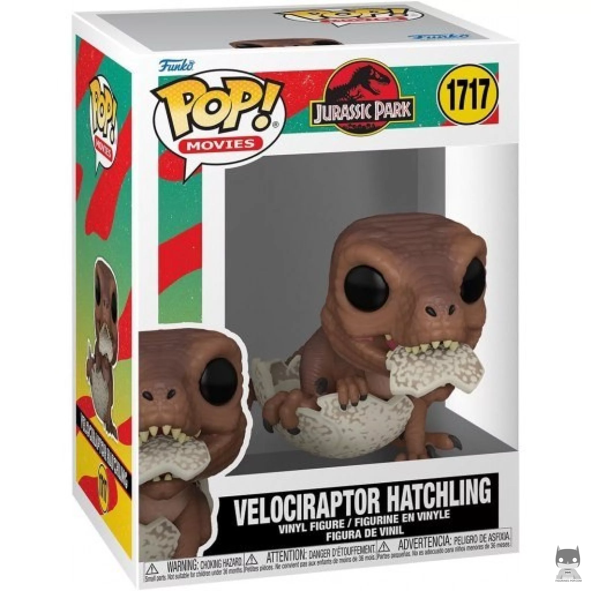 Figurine Funko POP Eclosion du Velociraptor avec boîte