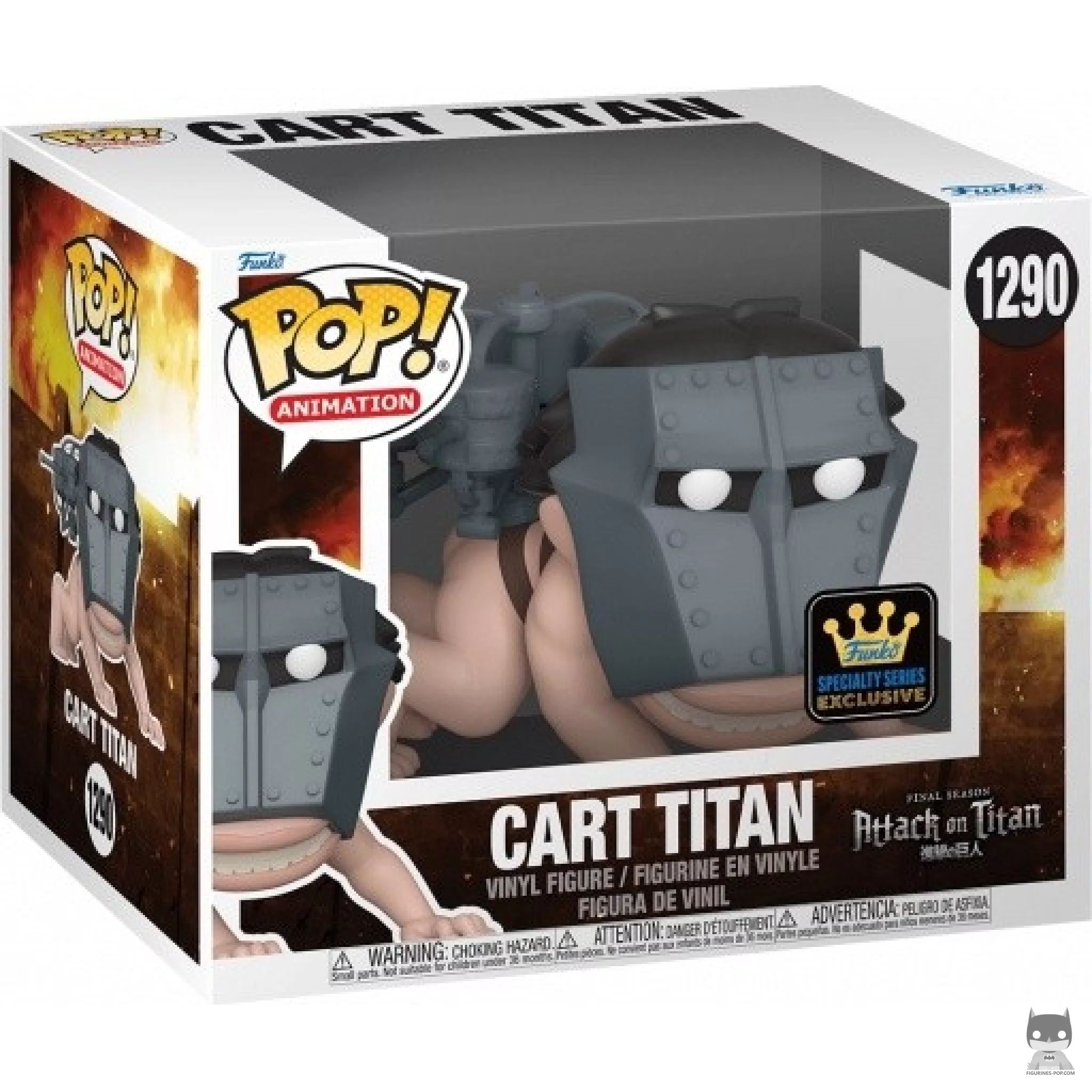 Figurine Funko POP Titan Charrette avec boîte